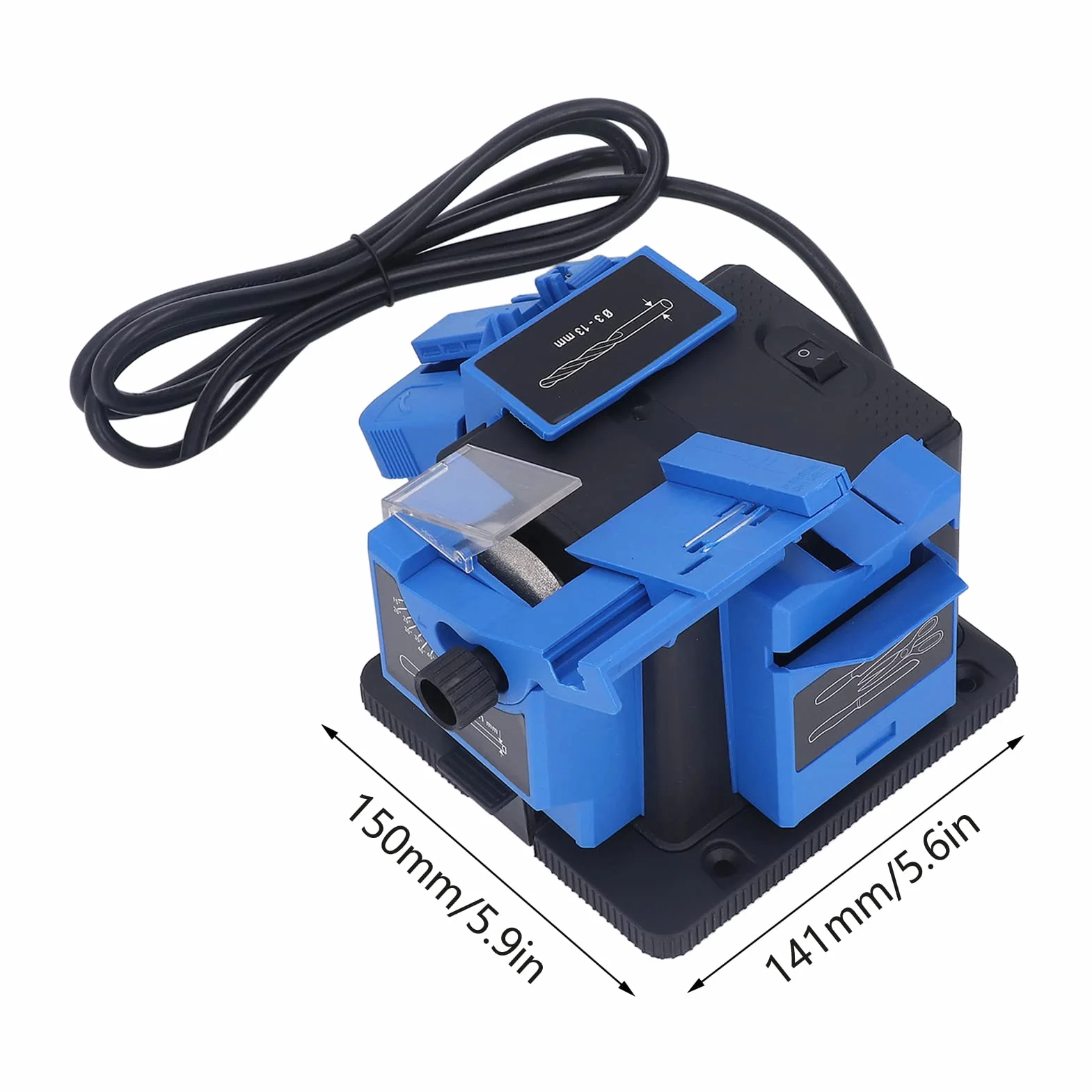 Affilatrice multitasking 65 W per punte, scalpelli, coltelli a bordo dritto