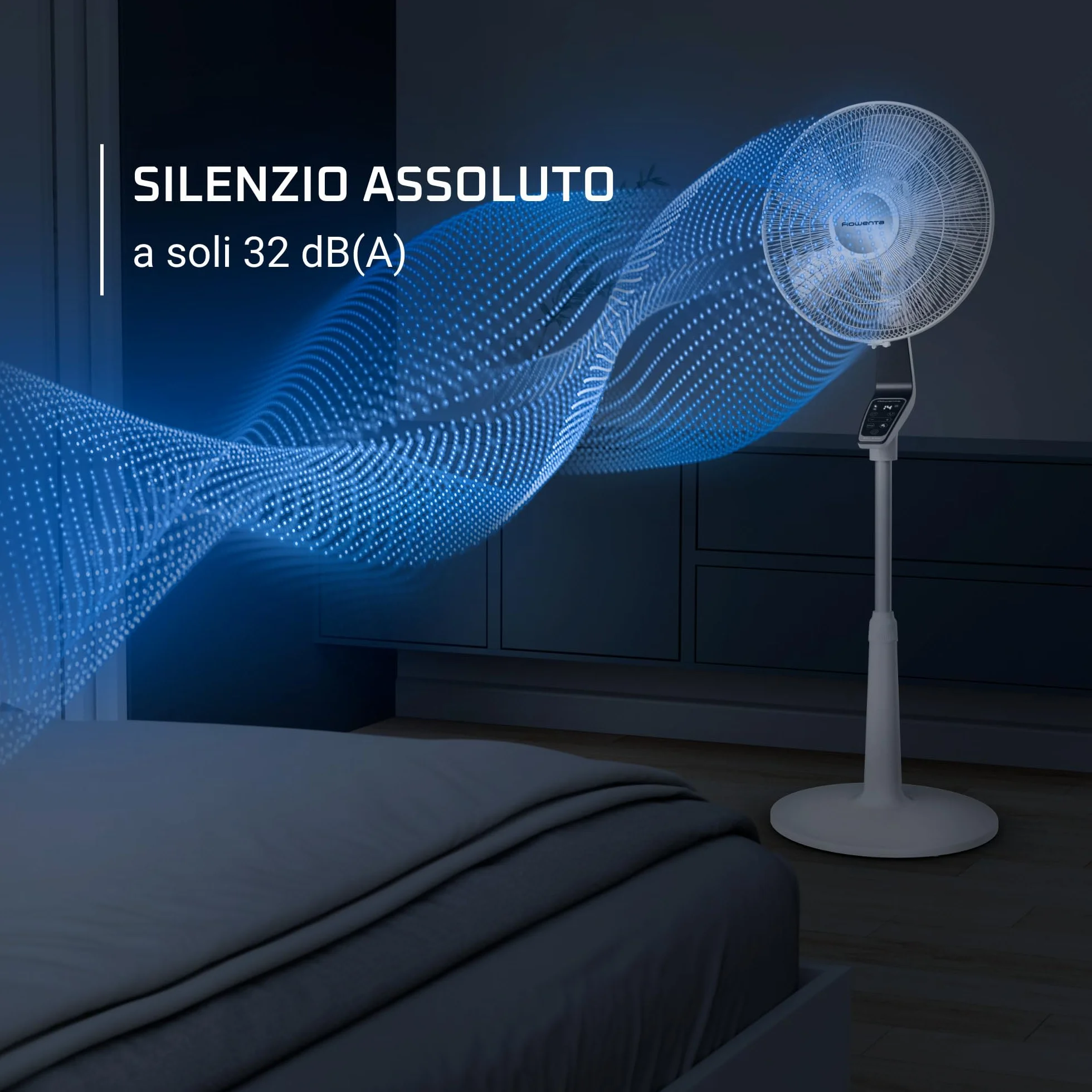 Rowenta VU5690 Turbo Silence Extreme Ventilatore a Piantana Ricondizionato