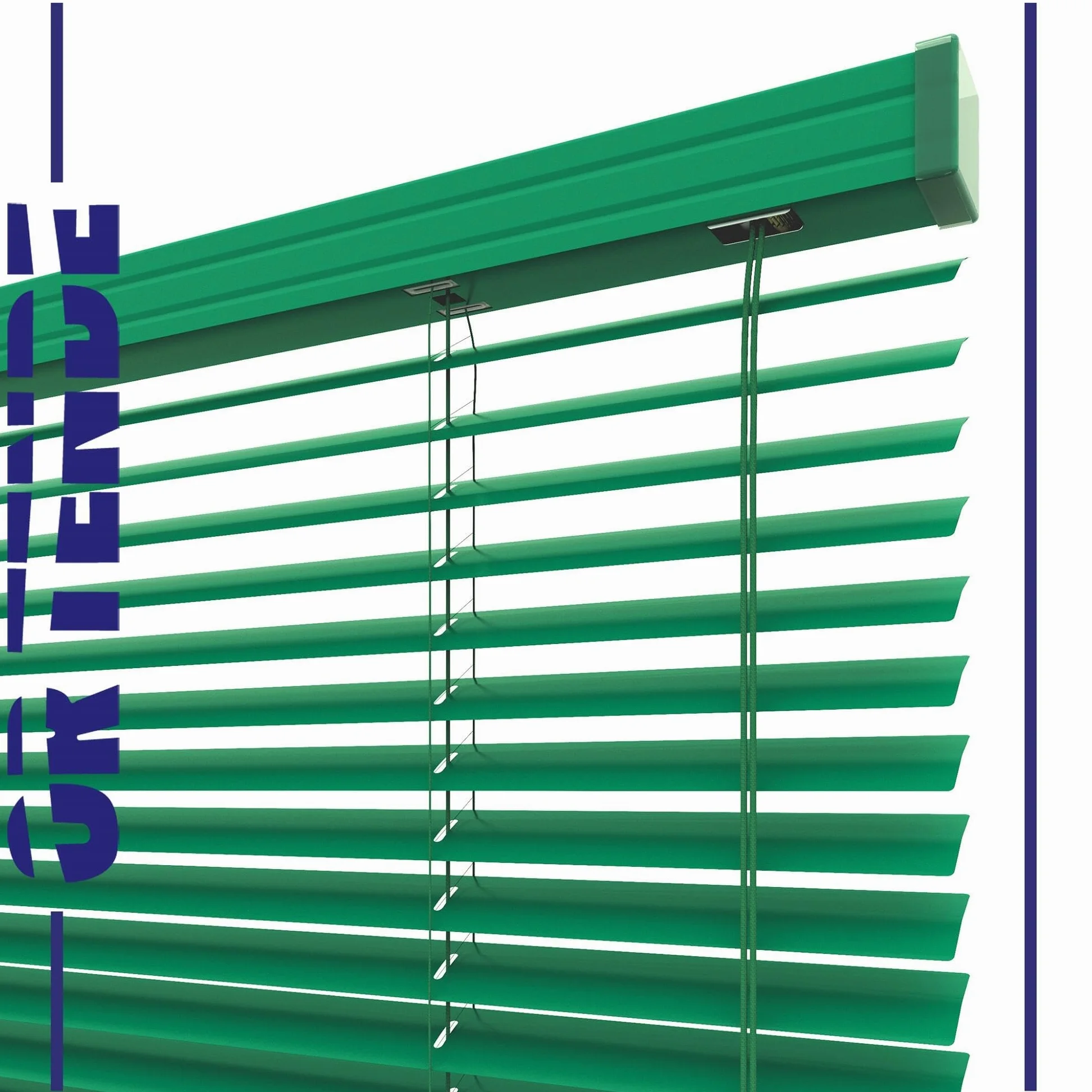 OR TENDE - Tenda Veneziana da 35 mm 50x300 cm Su Misura Personalizzata con Nastro in Corda per esterno ed interno Made in Italy