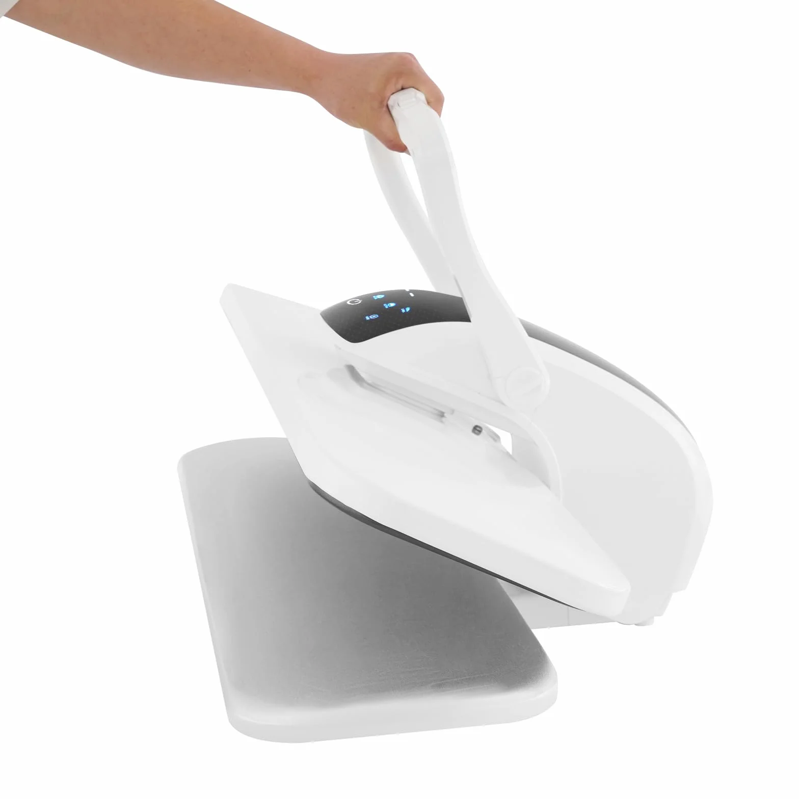 Pressa da stiro a vapore intelligente da 36 pollici, pressa da stiro professionale da 2200W con regolazione della temperatura LCD touch, grande pressa da stiro a vapore per uso domestico e negozi di