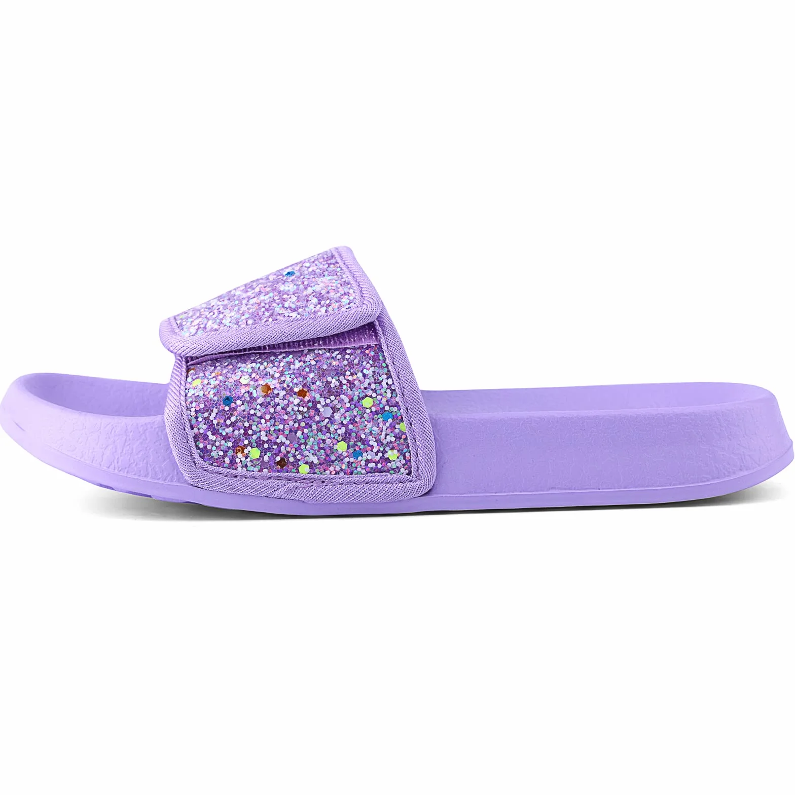 Ciabatte con glitter per ragazze estive sandali scivolo antiscivolo scarpe da piscina spiaggia leggere