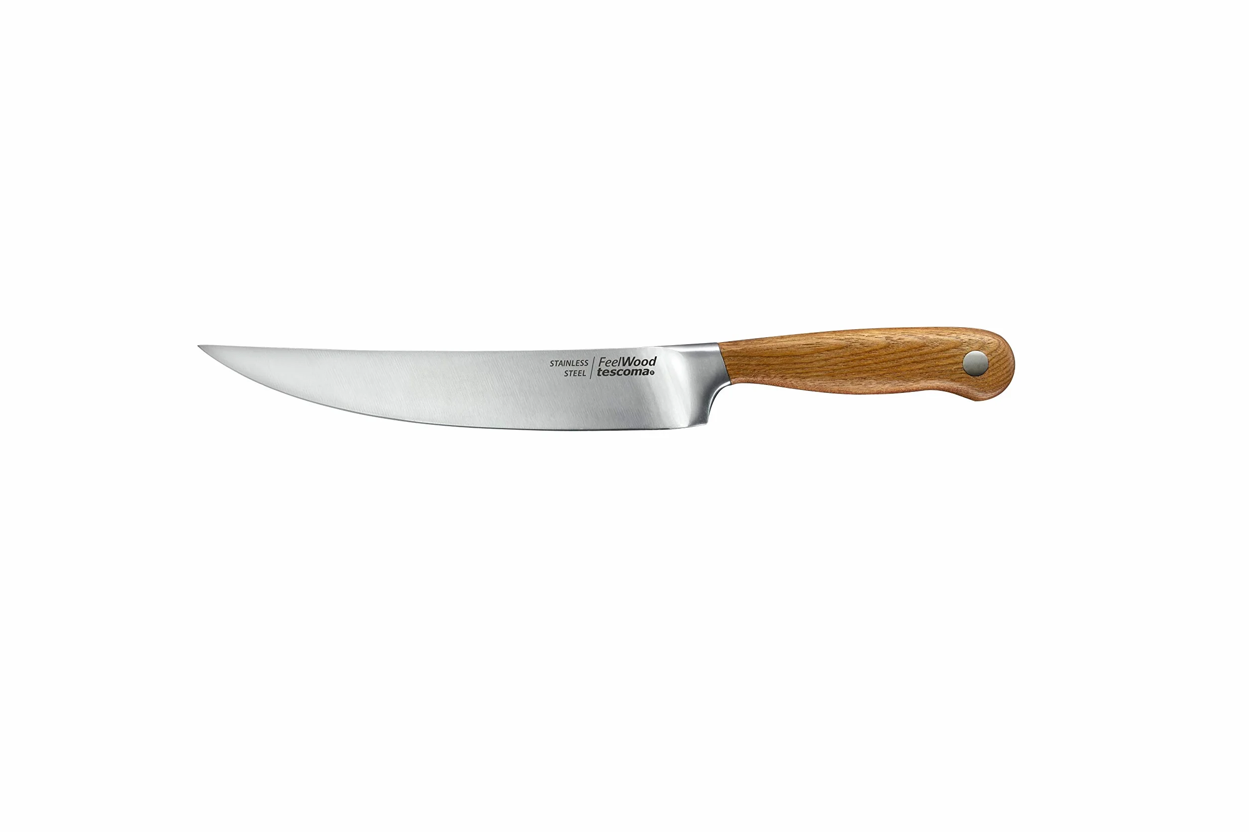 Tescoma Feelwood Coltello Cuoco Manico in Legno di Frassino, Acciaio Inox