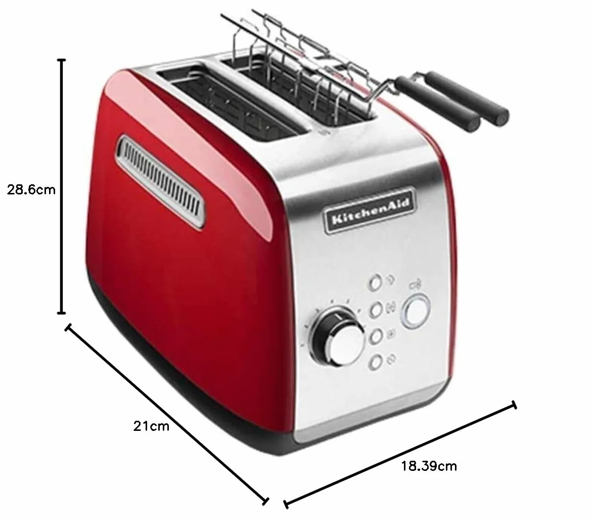 KitchenAid TOSTAPANE 2 FETTE - ROSSO IMPERIALE 5KMT221EER