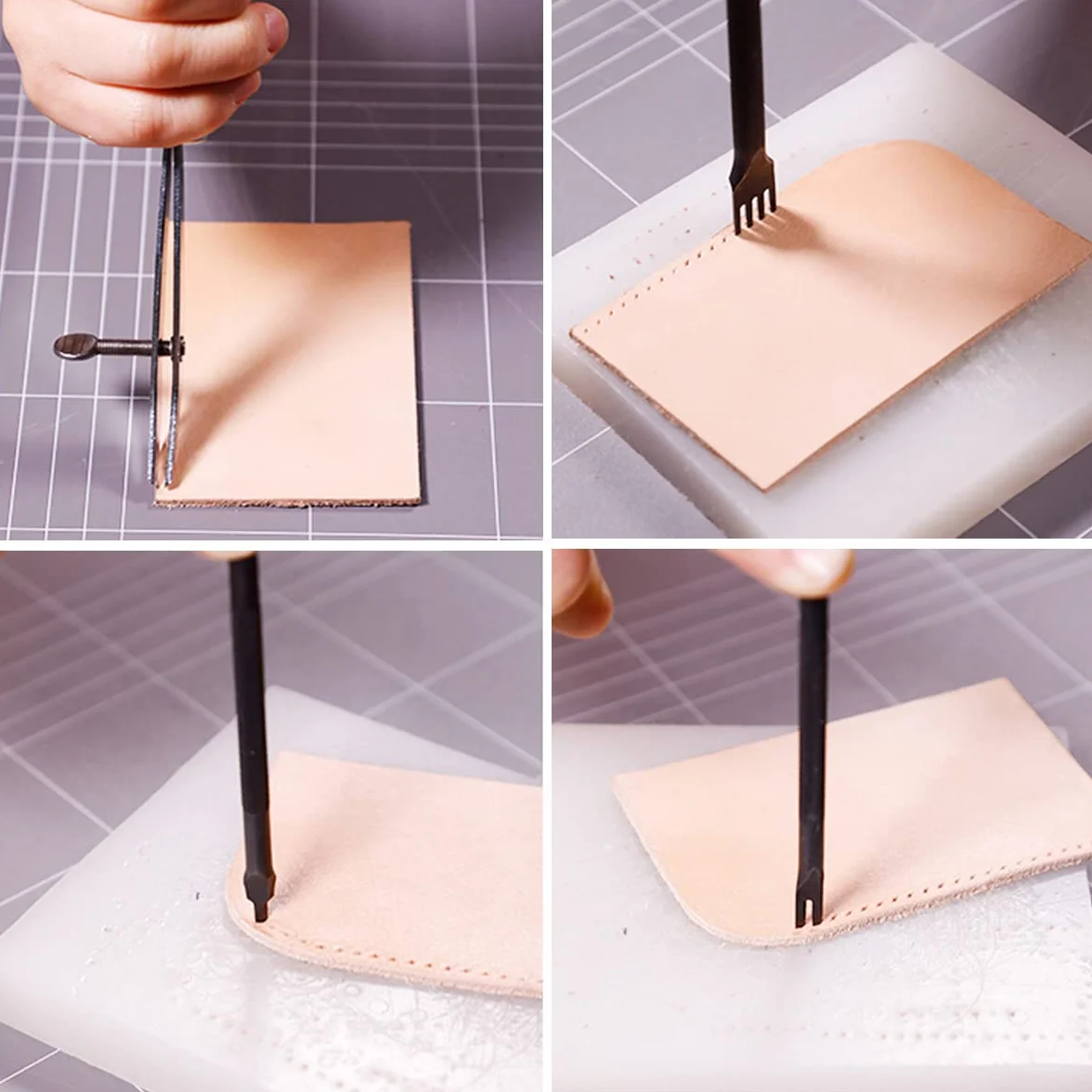 Kit perforatori in pelle (3 mm)