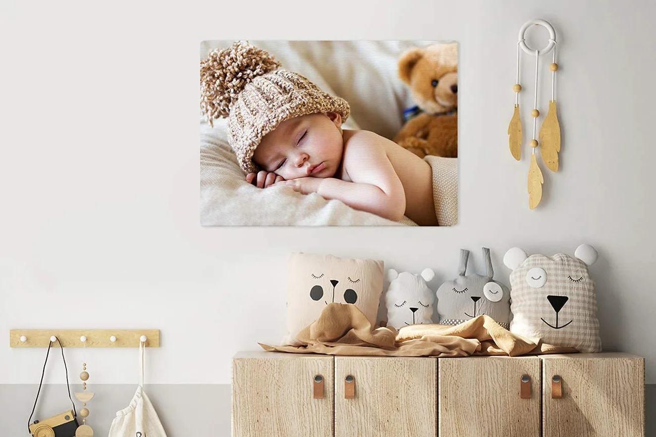 MuchoWow© Grande Tela Personalizzata con Foto 80x120 cm – Formato Verticale o Orizzontale – Decorazione Parete Camera e Bagno – Regalo Fotografico