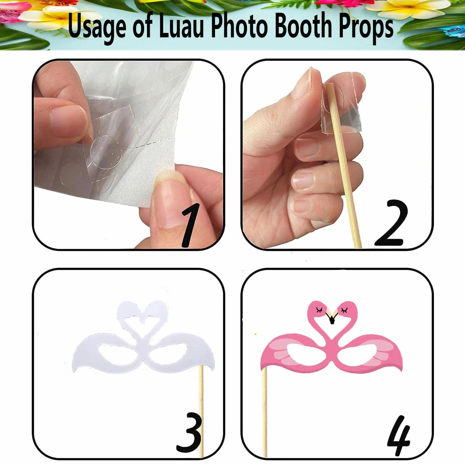 Hawaii Foto Props Gonfiabile Cornice Selfie Luau Photo Booth Accessori Hawaiana