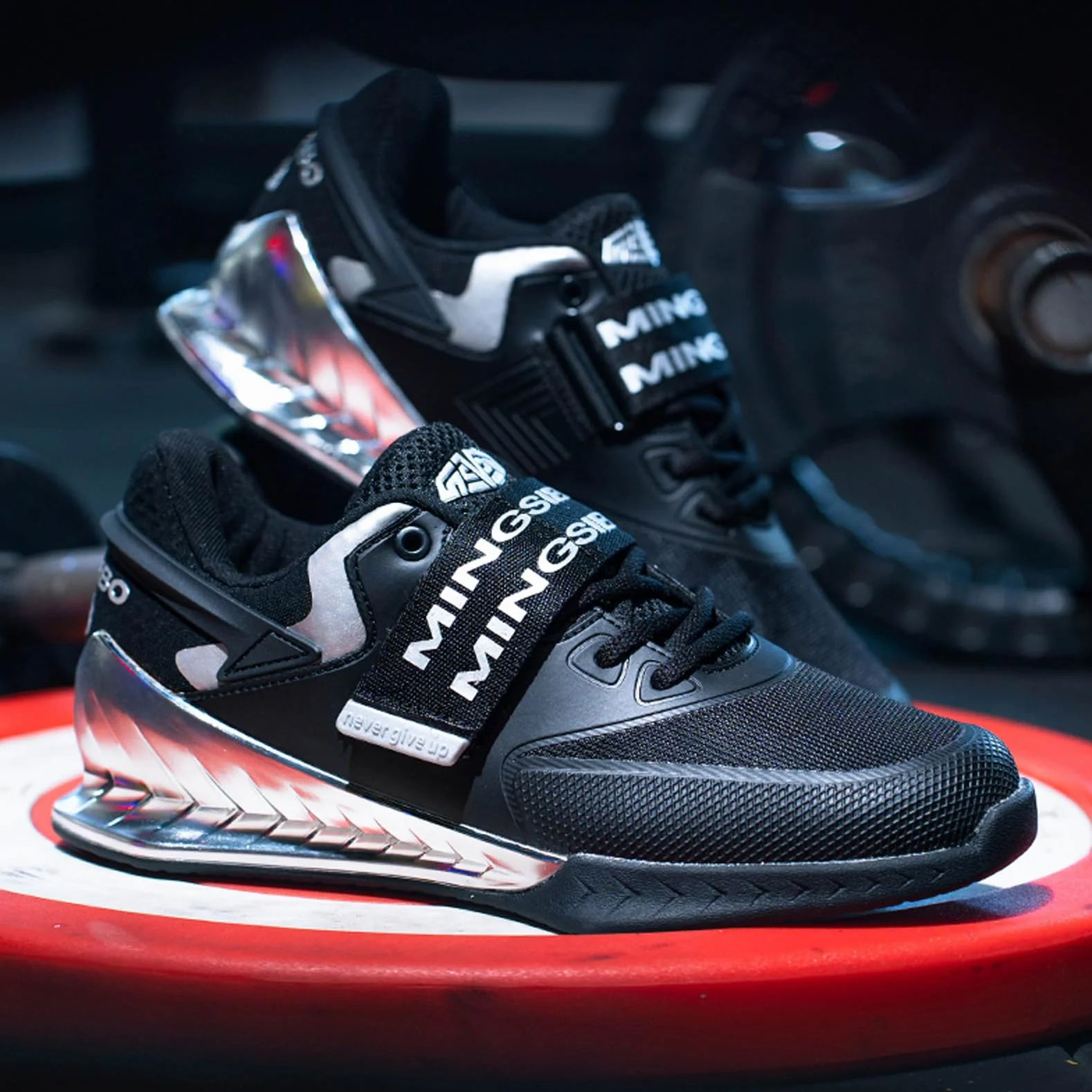 Scarpe Powerlifting per Sollevamento Pesi Uomo Fitness Squat Bodybuilding