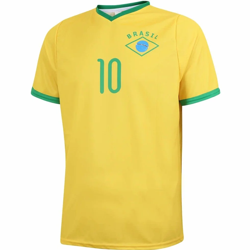 Maglia Brasile Calcio Neymar - Bambini e Adulti