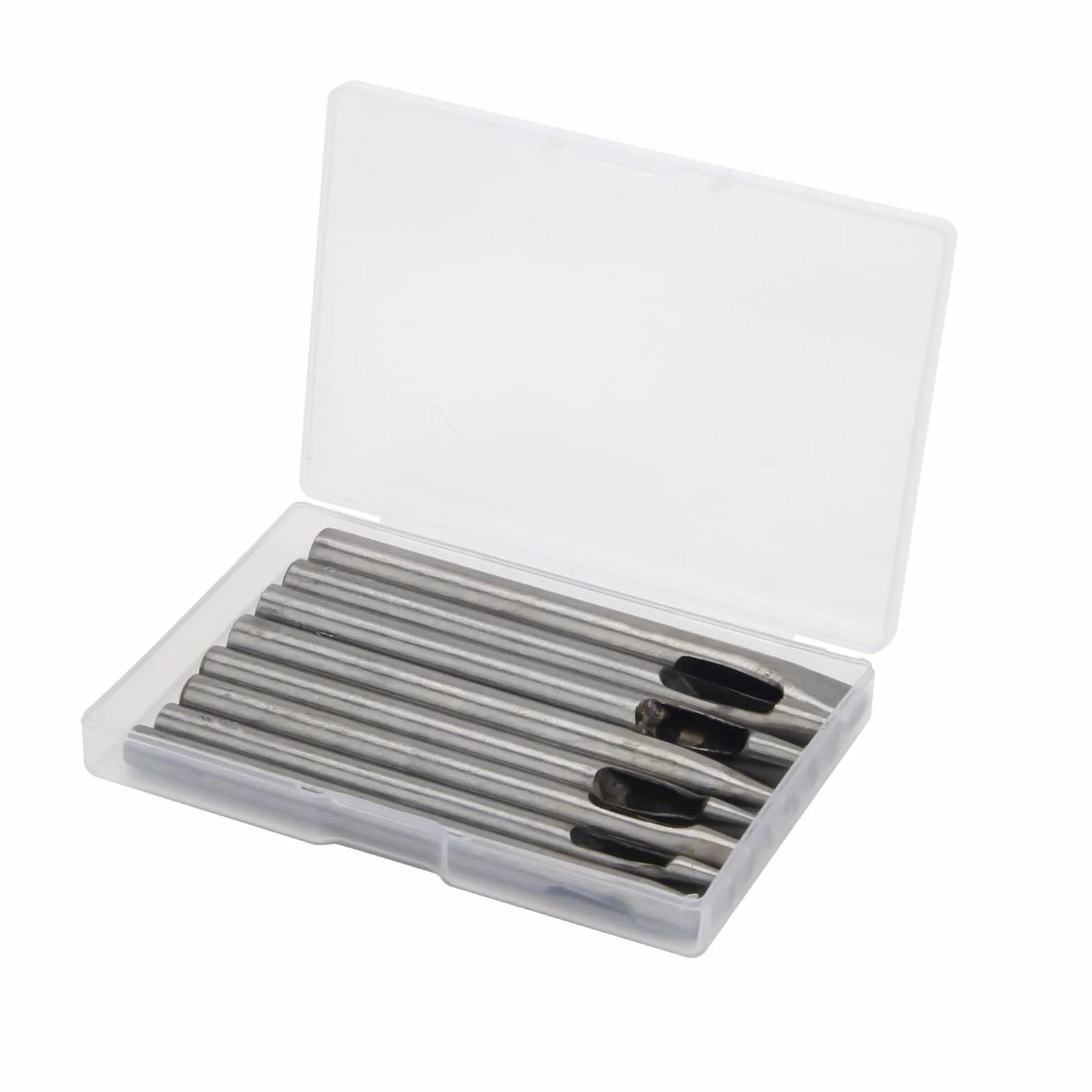 Boyistar - Perforatrice ovale per cuoio, 2 mm-5 mm, set di strumenti per punzonatura a forma di foro, ovale, per cinturino, cinturino, lavorazione in pelle, con scatola di immagazzinaggio