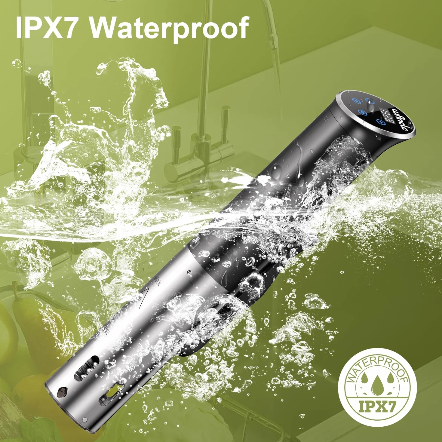 Wancle Roner Sous Vide Cooker 1100W Impermeabile IPX7 Controllo Preciso Temperatura 220V