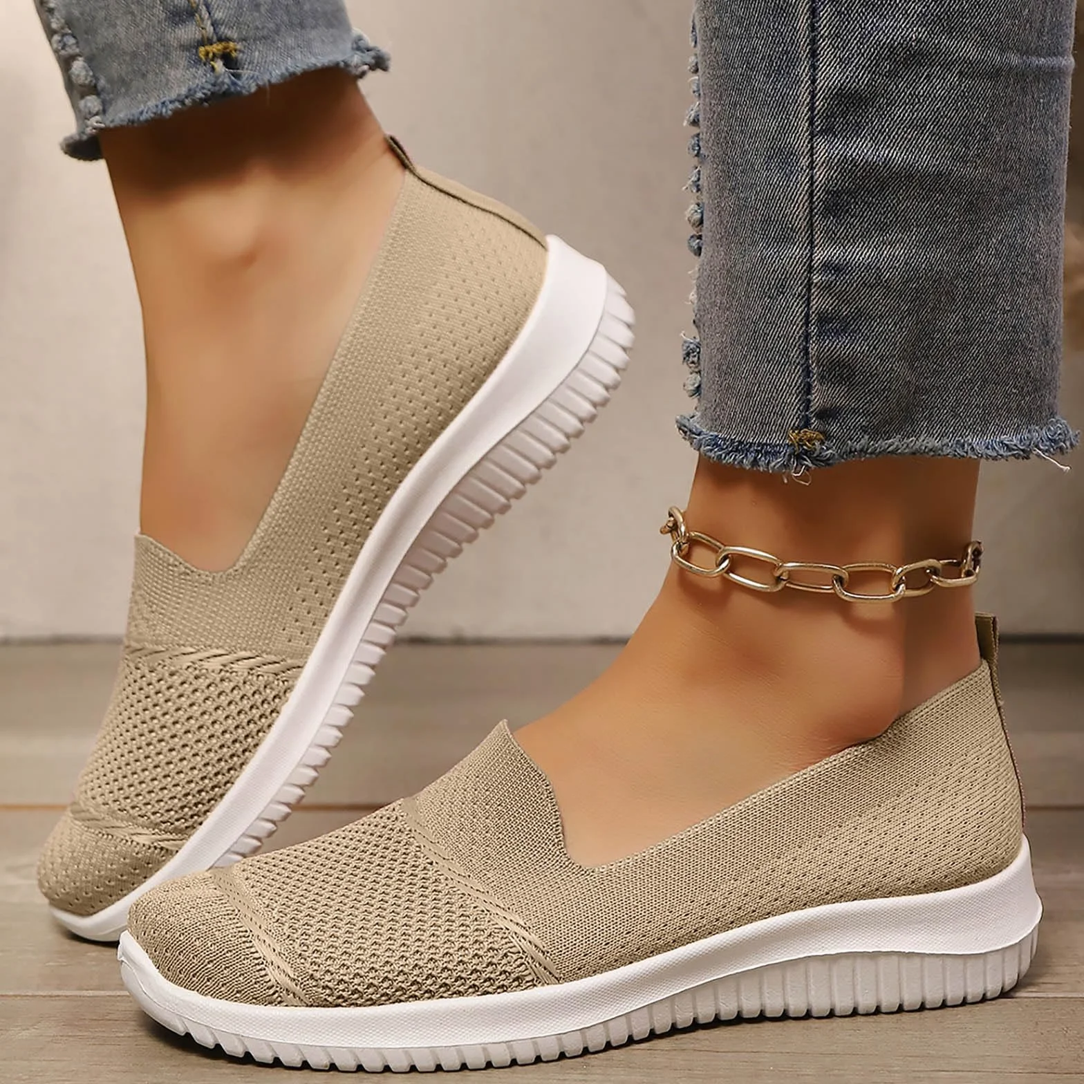 Ballerine da donna traspiranti in rete scarpe estive leggere