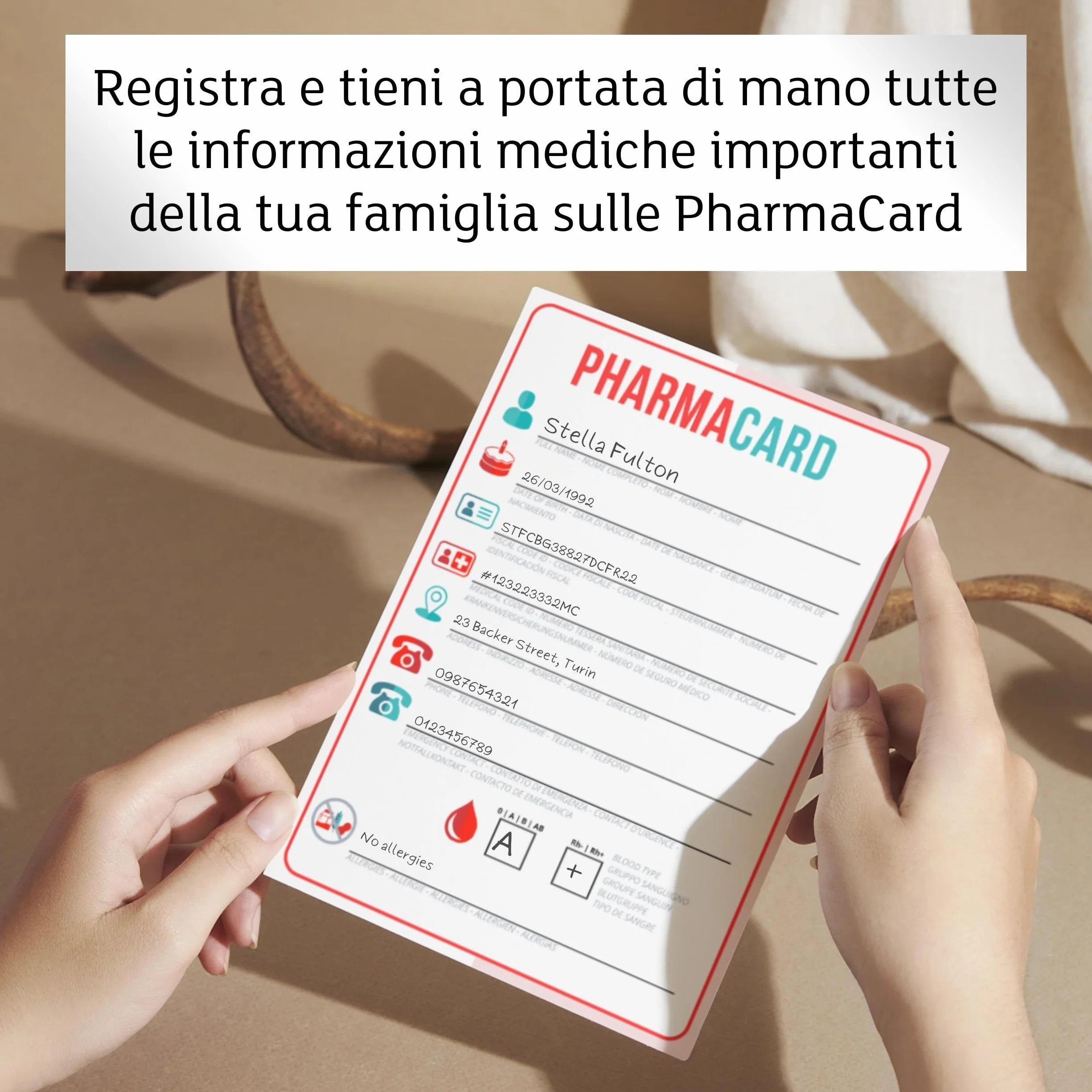 Lavatelli Pharma Organizer, Scatola Cartone per Medicinali con Divisore, 32x42x17,5 cm, Primo Soccorso
