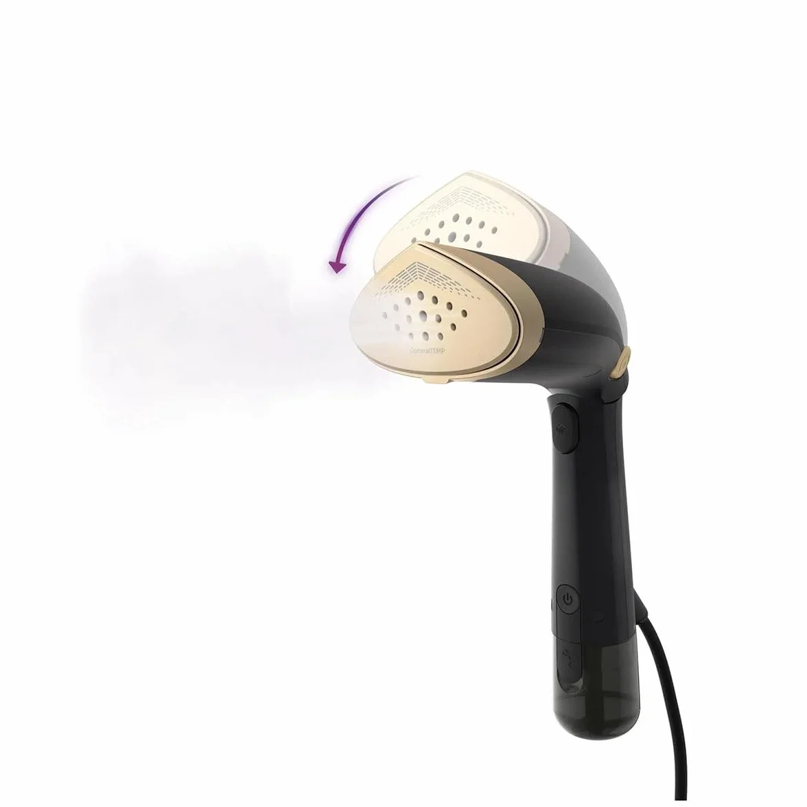 Philips Stiratrice Verticale Serie 7000 1500 W 28 g/min Vapore Continuo OptimalTemp Piastra Metallo Serbatoio Rimovibile 100 ml 200 ml Nero STH7060/80