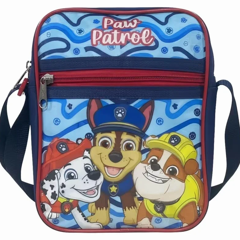 PAW PATROL - Borsello Bambino Marsupio Tracolla Ragazzo Spalla Regolabile Viaggio Sportivo Tempo Libero Gadget 18 x 11 x 2 cm