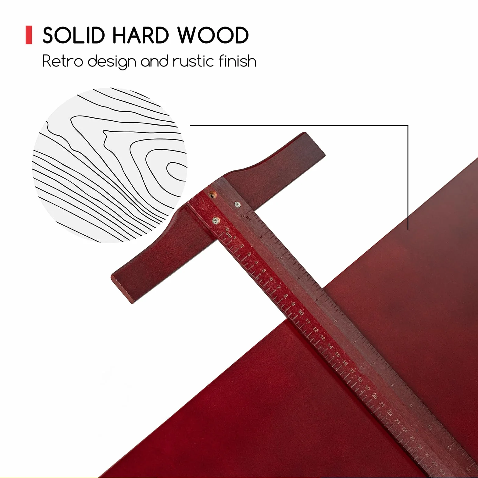 MEEDEN Tavolo da disegno extra large in legno, tavolo da disegno per artisti con altezza regolabile, inclinabile e con righello quadrato a T, tavolo da studio per pittura e scrittura artistica, colore