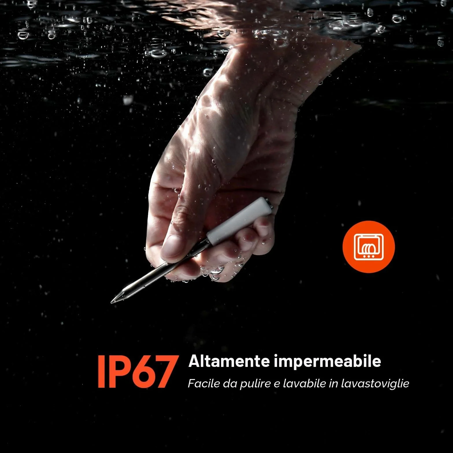 INKBIRD Termometro per Carne Wireless Bluetooth 5.4 305m IP67 Impermeabile
