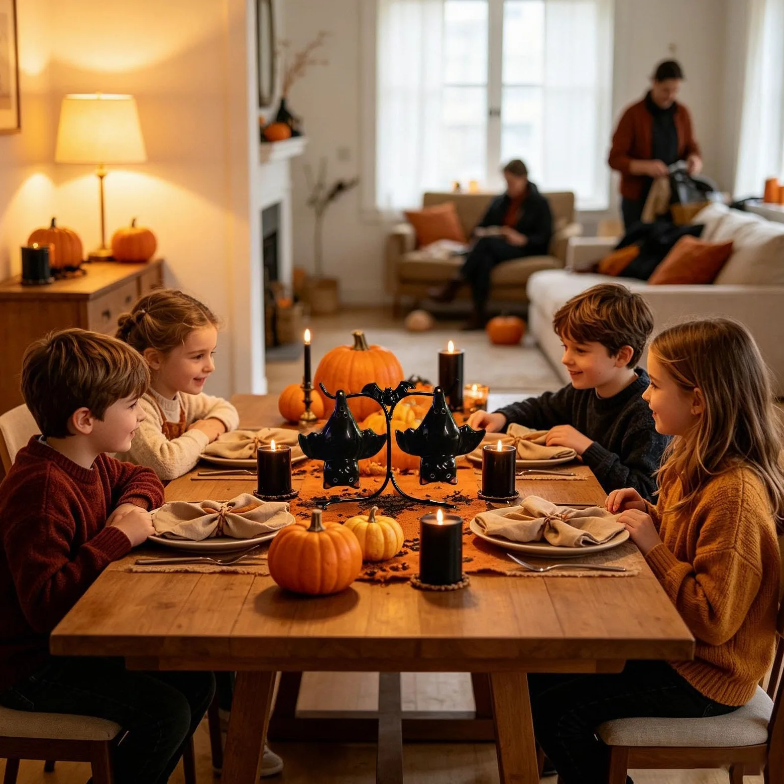 saliera e peperiera Portacondimenti a Forma di di Halloween | Set di shaker da sale e pepe per cucina, tavolo, barbecue, camper, casa colonica, dormitorio, casa