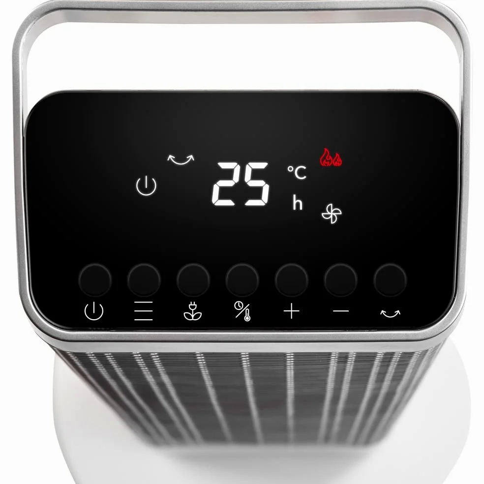 TROTEC Termoventilatore ceramico TFC 25 E | Riscaldatore a ventola 2-in-1: riscaldatore in inverno e rinfrescante ventilatore in estate