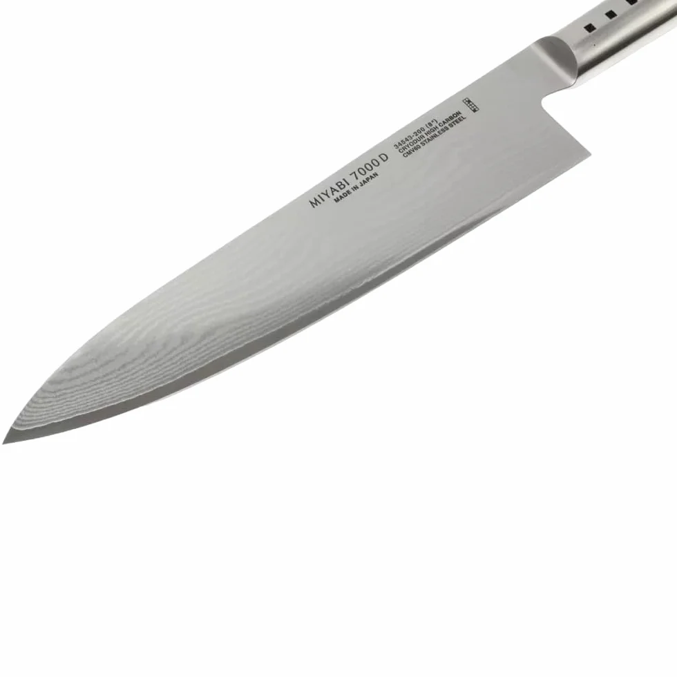 MIYABI Gyutoh Coltello, Acciaio Inossidabile, Nero, 24 cm