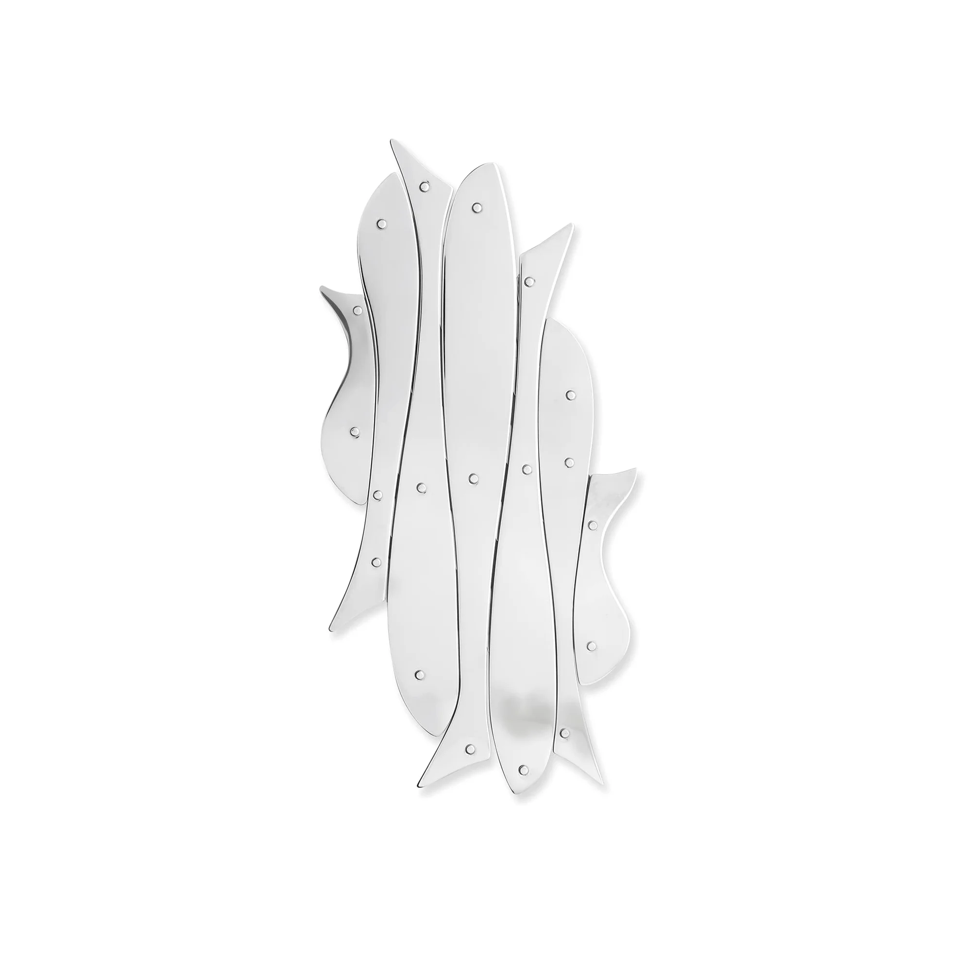 Alessi DUL03 Pescher Sottopentola Estensibile di Design in Acciaio Lucido