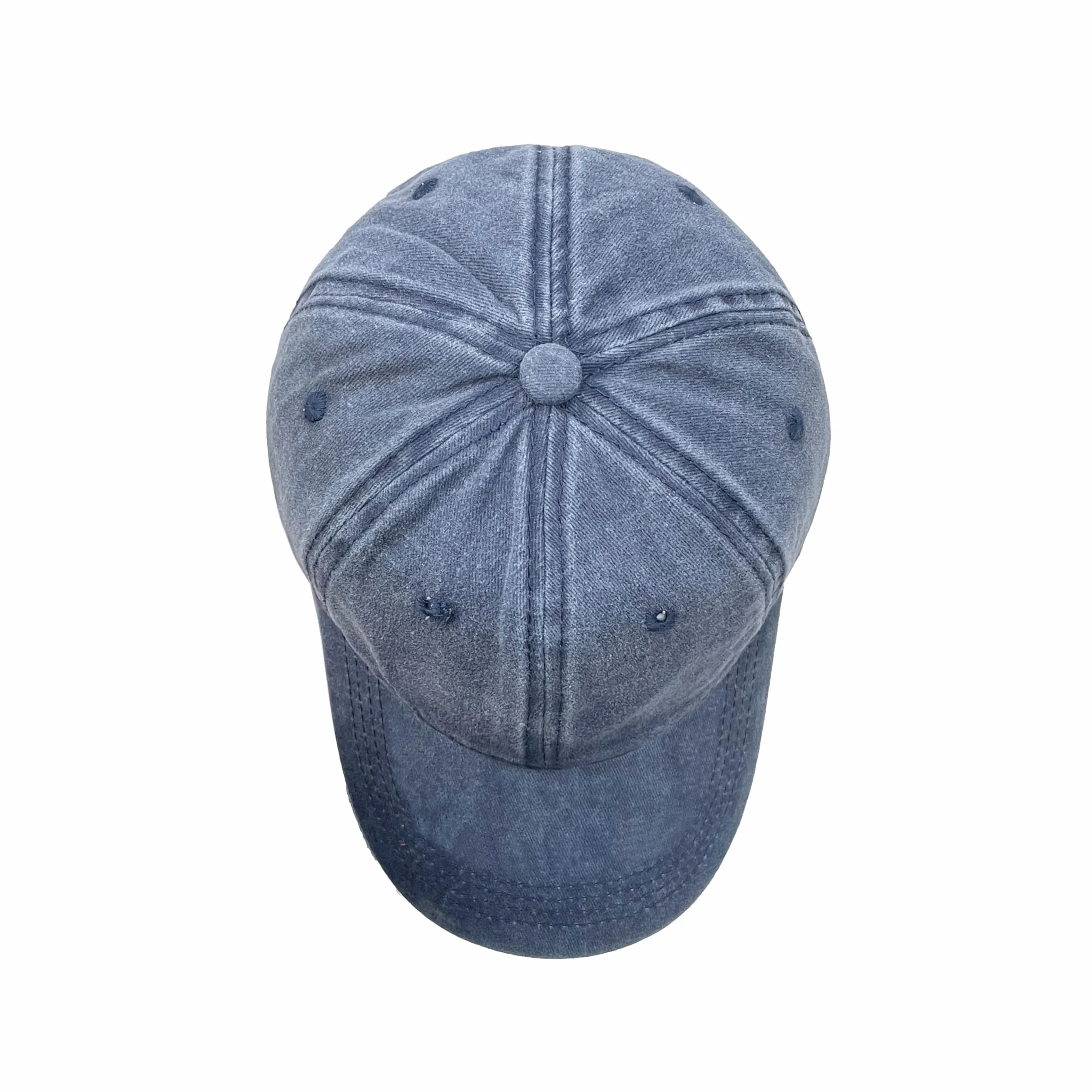 Cappellino da Baseball Unisex 100% Cotone Vintage Lavato Berretto Regolabile Visiera Curva