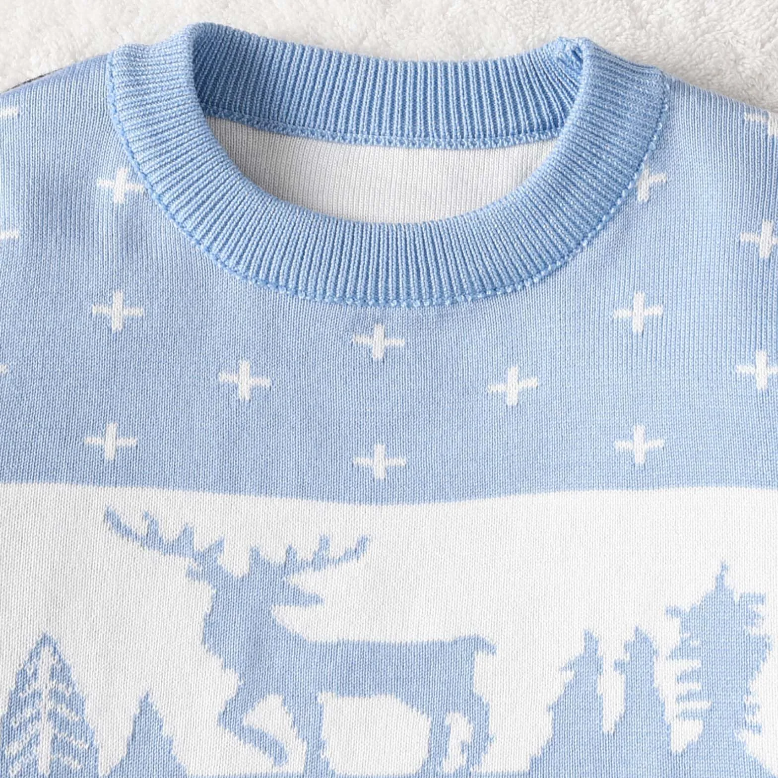 Generisch Maglione bambini girocollo morbido caldo 3-9 anni
