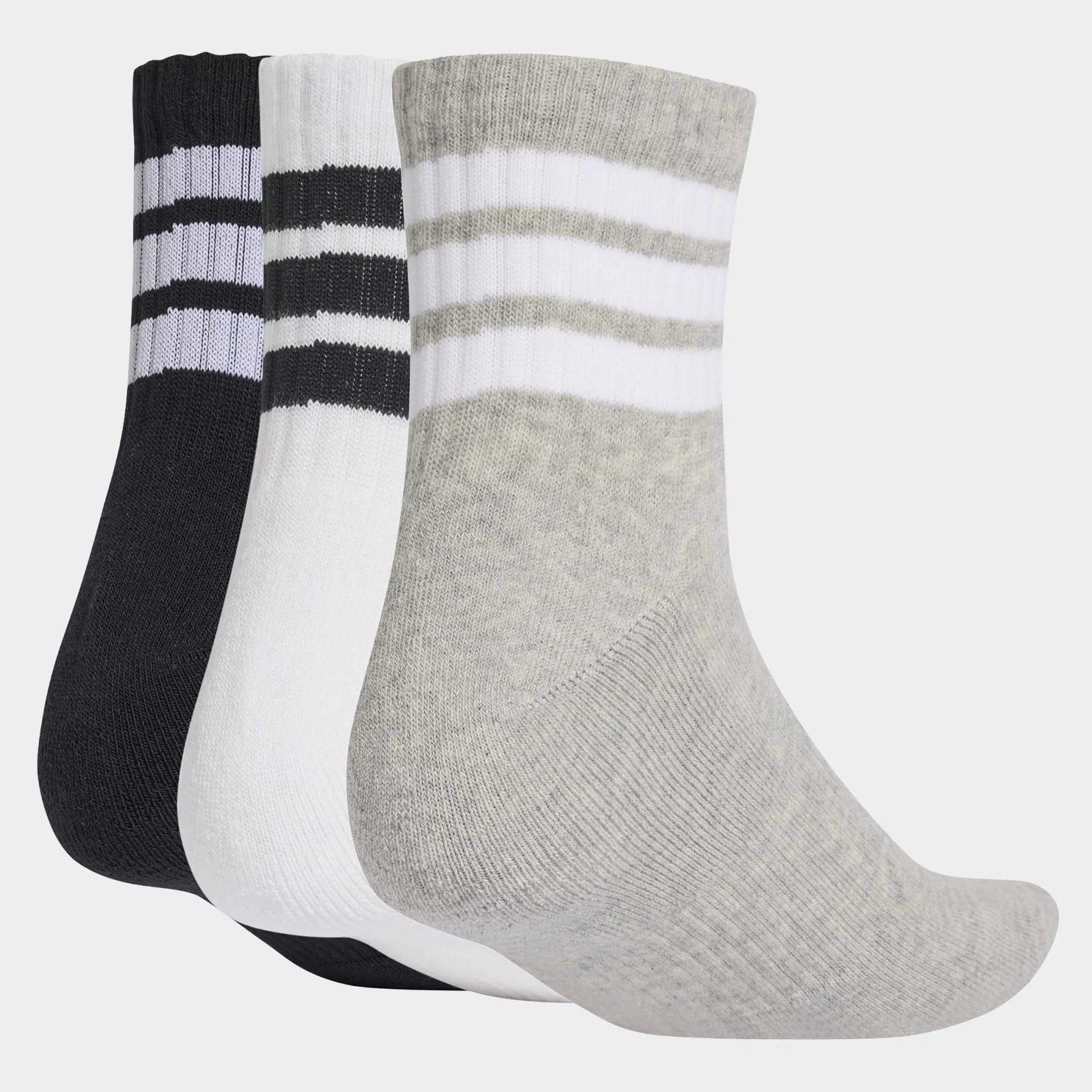 Adidas Skarpety Sportowe Trzy Paski Wysoka Kostka Opakowanie 3 Pary