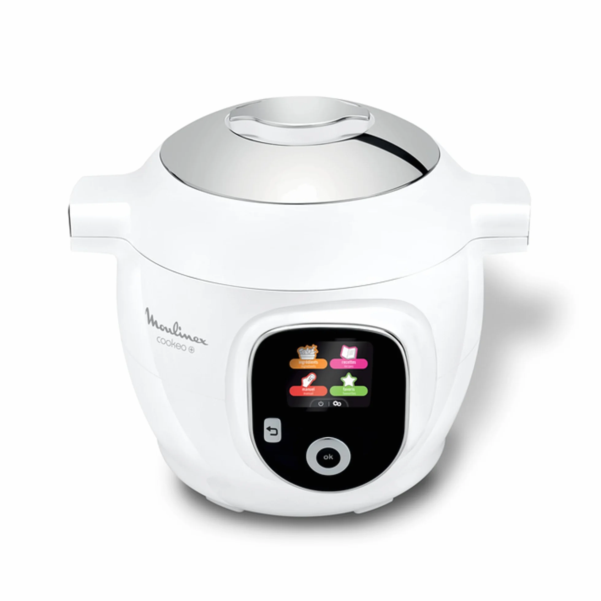 Moulinex Cookeo+ Multicooker ad alta pressione 6 l 80 ricette integrate bianco CE854110