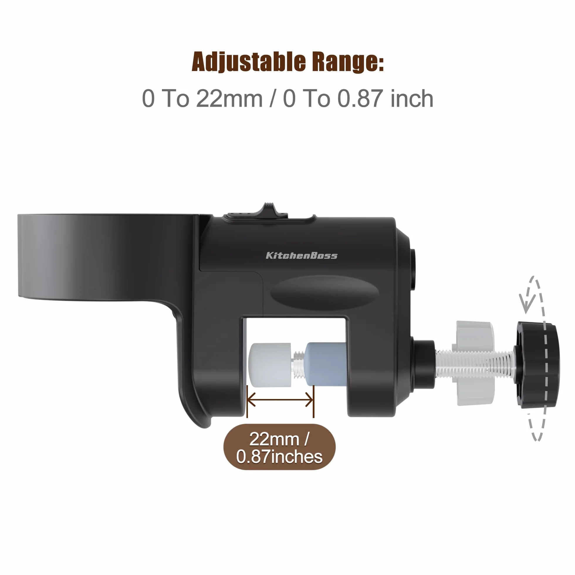 Sostituzione Morsetto Supporto Sous Vide Staffa Fissaggio per Fornello Sous Vide Compatibile Anova AN500-US00 2.0 3.0 Pro