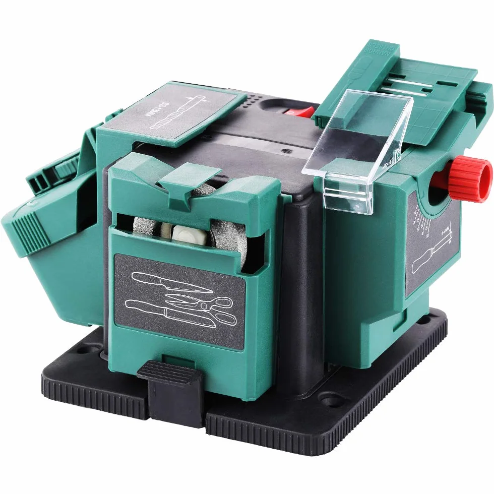 POSENPRO 65W Affilacoltelli Elettrico Universale Multifunzionale per Coltelli, Forbici e Trapani