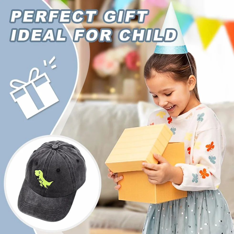 Cappellino Baseball Bambino con Occhiali da Sole Protezione UV Regolabile 2pcs