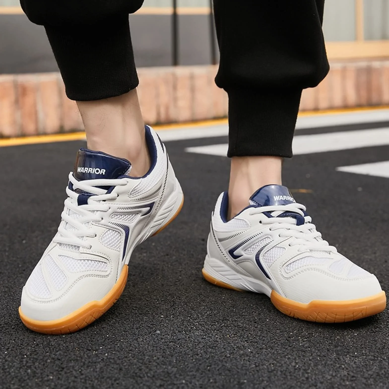 Scarpe da Tennis da Tavolo Uomo Donna Antiscivolo Sportive per Badminton