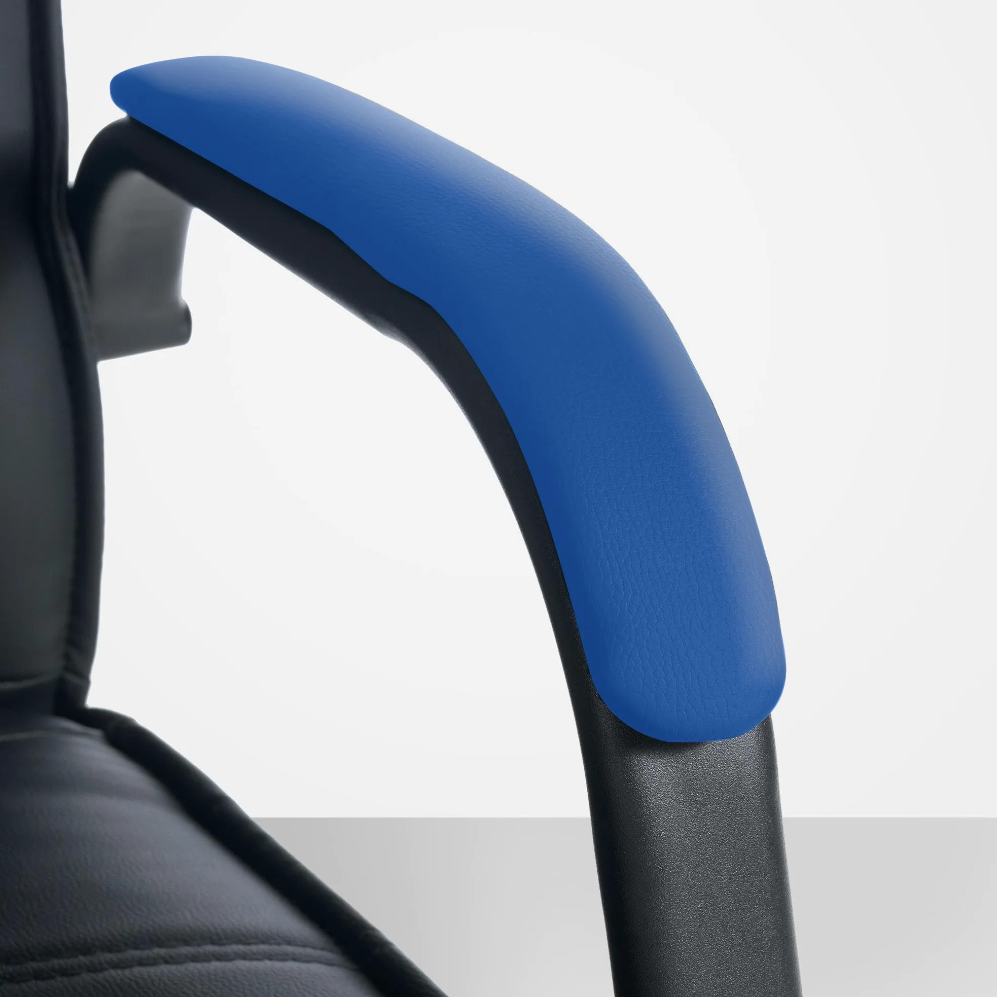 CLP Sedia Cantilever XXL Attila In Similpelle I Sedia Studio Con Imbottitura E Braccioli I Sedia Ufficio Conferenza, Colore:nero/nero