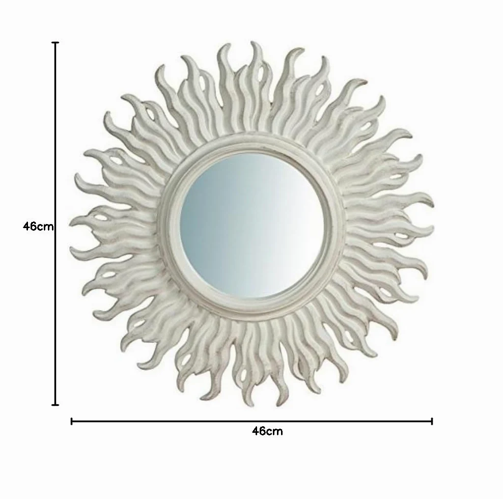 Biscottini Specchio Ingresso Cornice Barocco 46x46 cm Made in Italy | Specchi Decorativi da Parete | Specchio Barocco | Specchio Antico