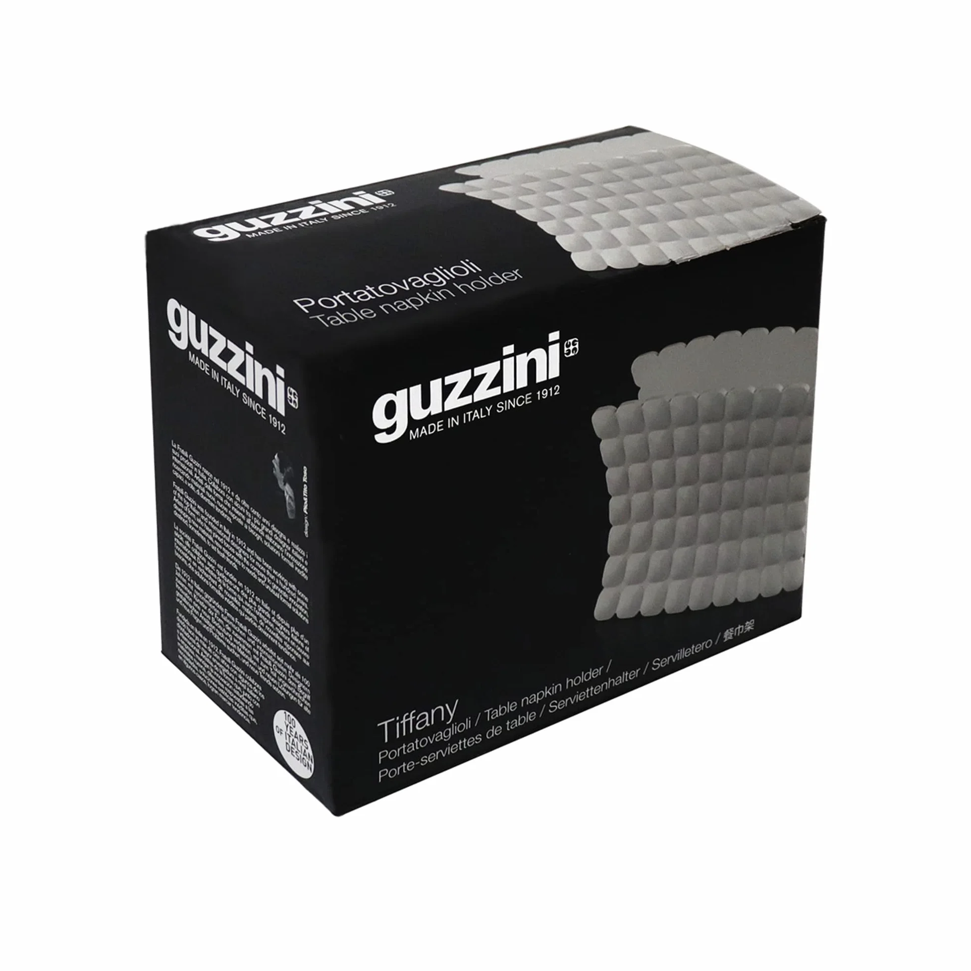Guzzini - Tiffany, Portatovaglioli Verticale - Trasparente, 15,2 x 7,6 x h11 cm - 19980000