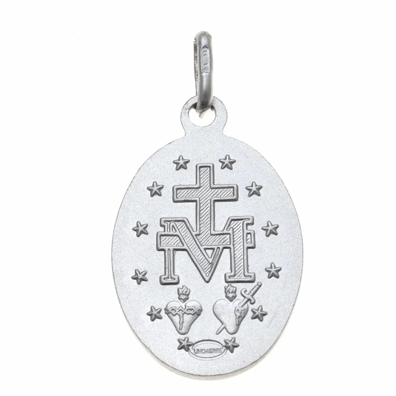 Alexander Castle Pendente Medaglia miracolosa Argento Sterling Collana Catenina 46cm