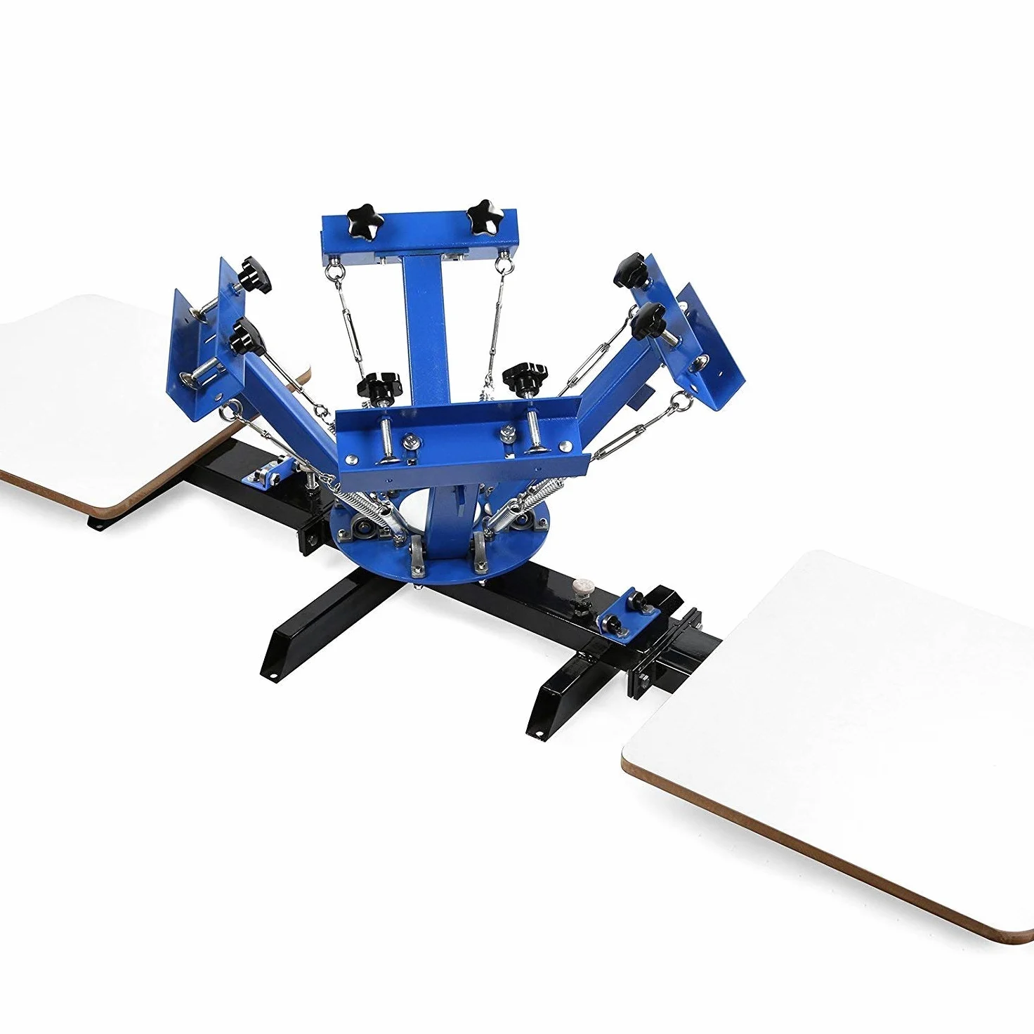 Silk Screen Printing Machine 4 Colore 2 Stazione Screen Printing Machine Stampa Serigrafica Macchina da Stampa T-Shirt Removibile