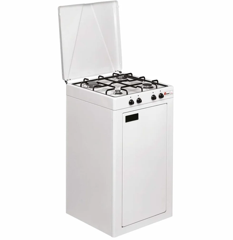 Parker 541CBGP Fornello Cucina a Gas Gpl (Bombola gas) 4 Fuochi con Mobile Portabombola