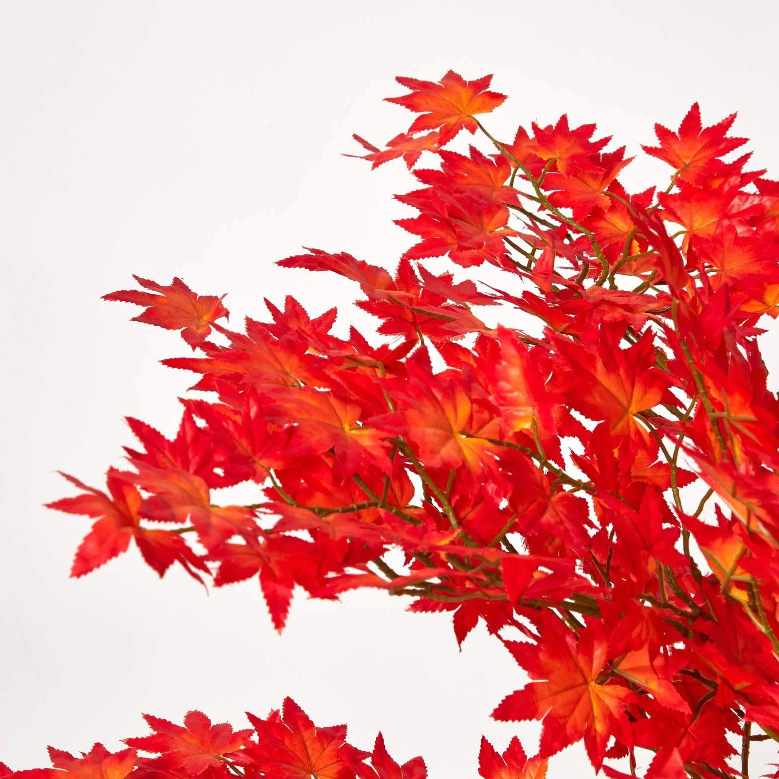 Homescapes acero rosso artificiale molto feuilli in vaso 160 cm