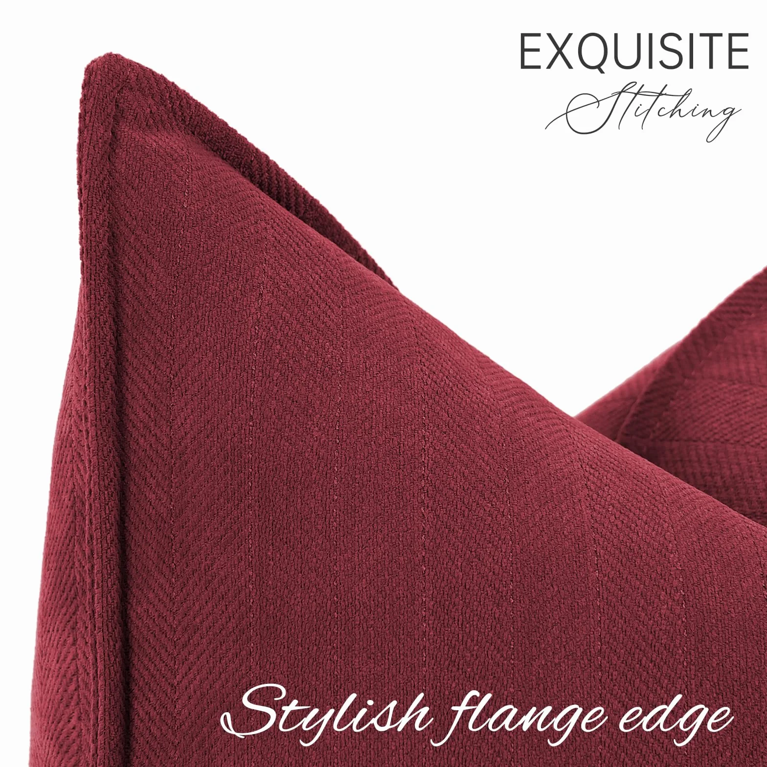 Set di 2 Cuscini Divano 40x40 cm - Federe in Ciniglia Morbida, Cuscini Decorativi Eleganti per Salotto, Letto e Arredo Casa