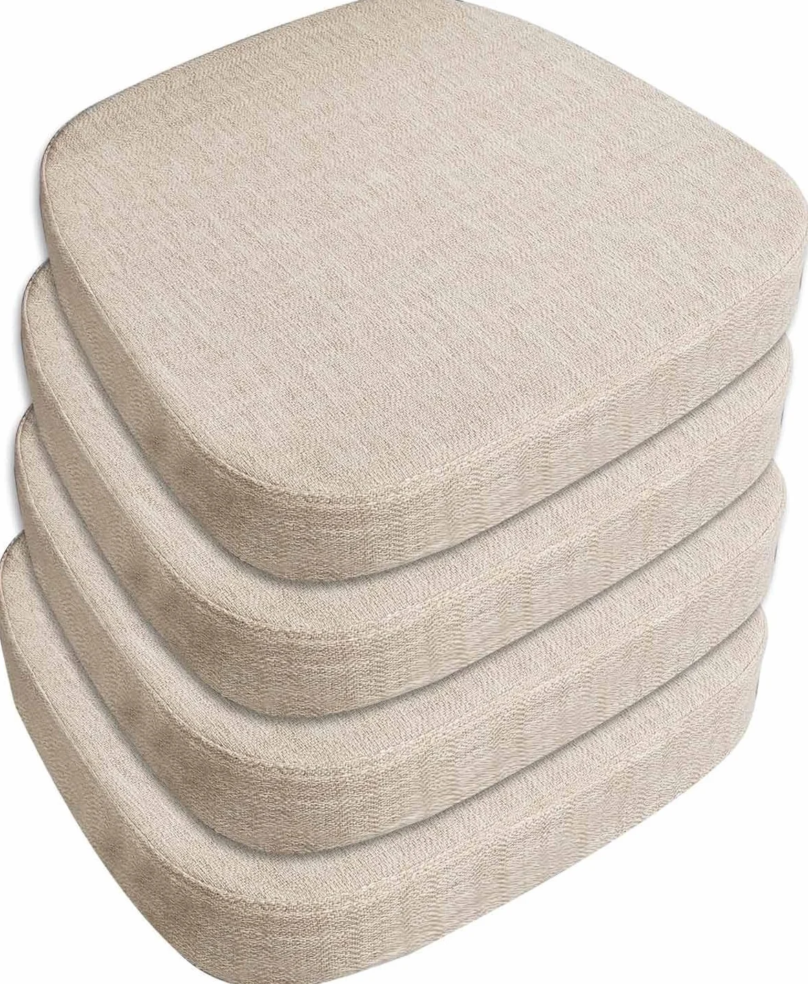 Cuscini per Sedie Cucina Memory Foam Antiscivolo 40x38x5cm 4 Pezzi