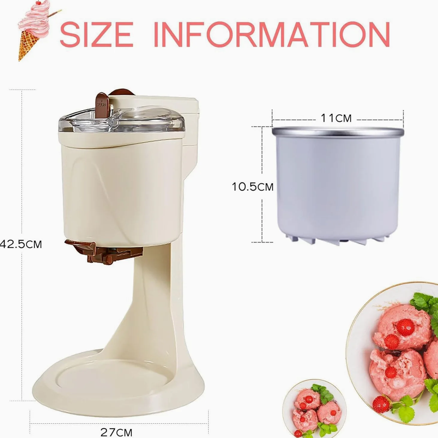 Macchina Per Gelato Soft, Macchina Per Gelato Domestico, Macchine Per Gelato Allo Yogurt, Per La Cucina Domestica Fai Da Te Veloce