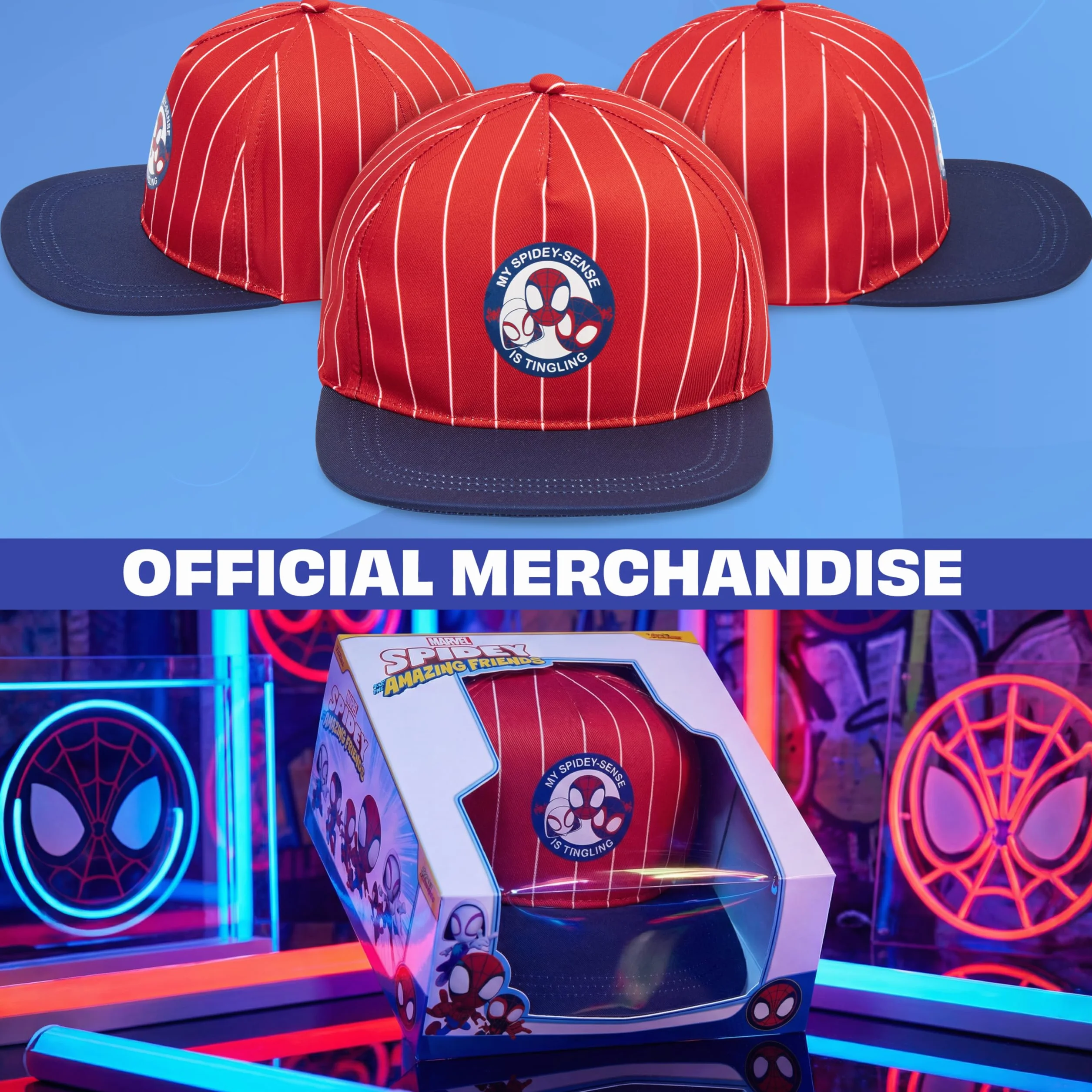 Marvel Spidey Minions Occhiali da Sole Bambino Cappello Baseball Set UV400