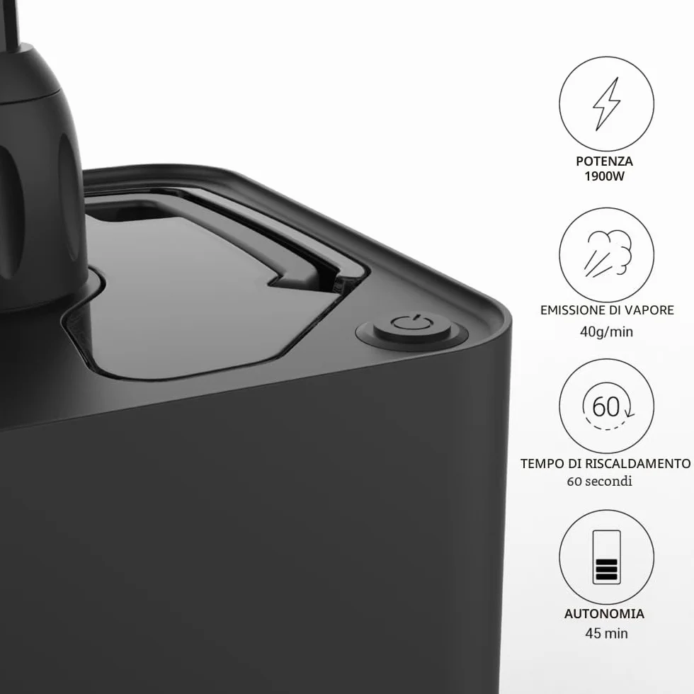 STEAMONE Ferro da stiro a vapore 1900 W 40 g/min 1800 ml verticale 45 min autonomia