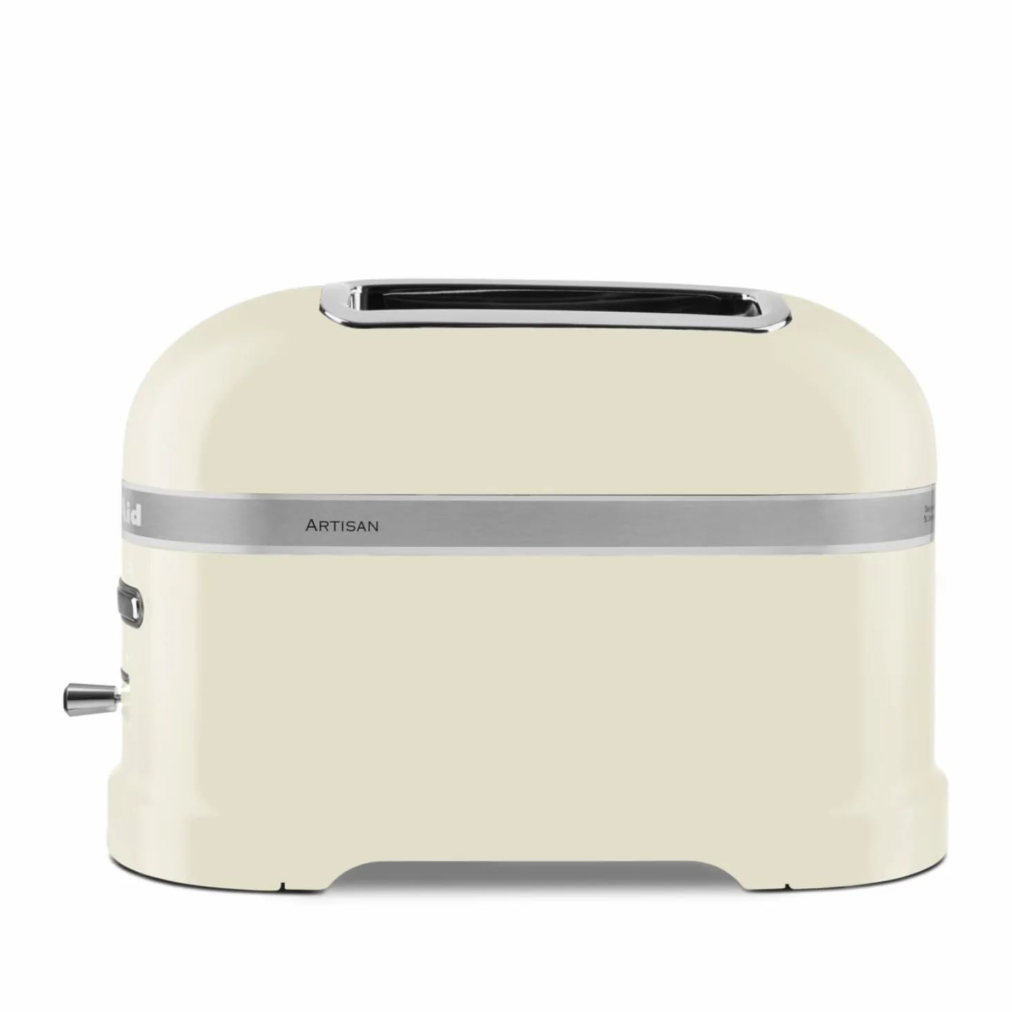Kitchenaid tostapane - Artisan - Toaster 2 fette con scomparti extra-large e pinze autocentranti - Macchina per Toast con 7 Livelli di Doratura - Retro - Crema