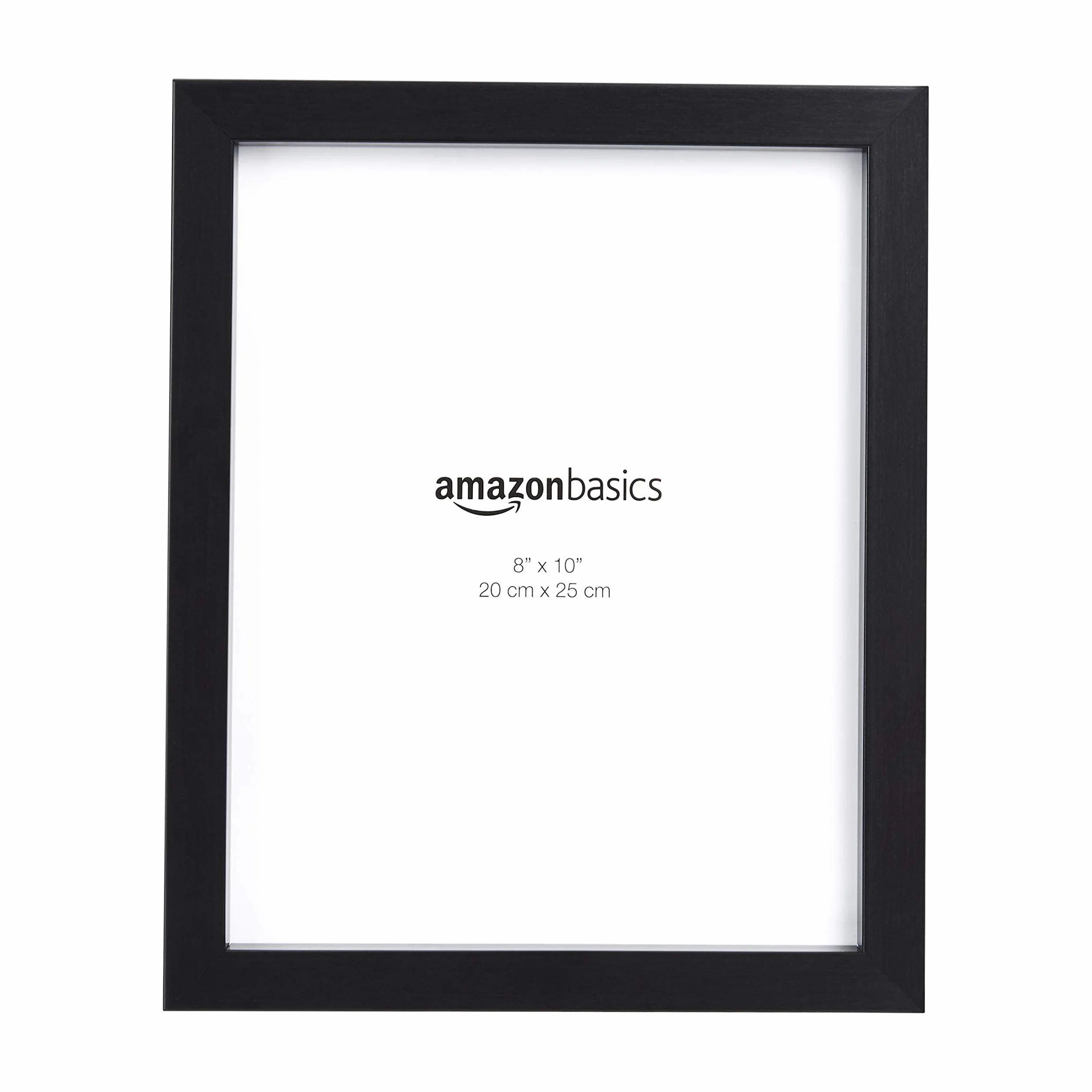 Amazon Basics Rettangolare Cornice per foto 20 x 25 cm Confezione da 2 Nero