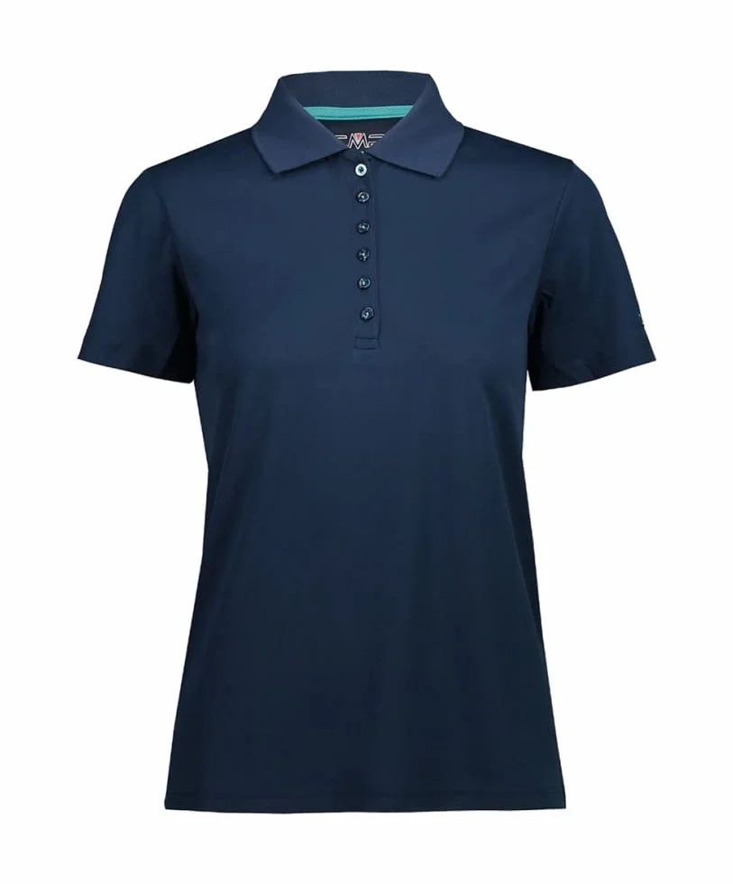 CMP Piquet Polo Shirt in Plain Colour Polo Donna
