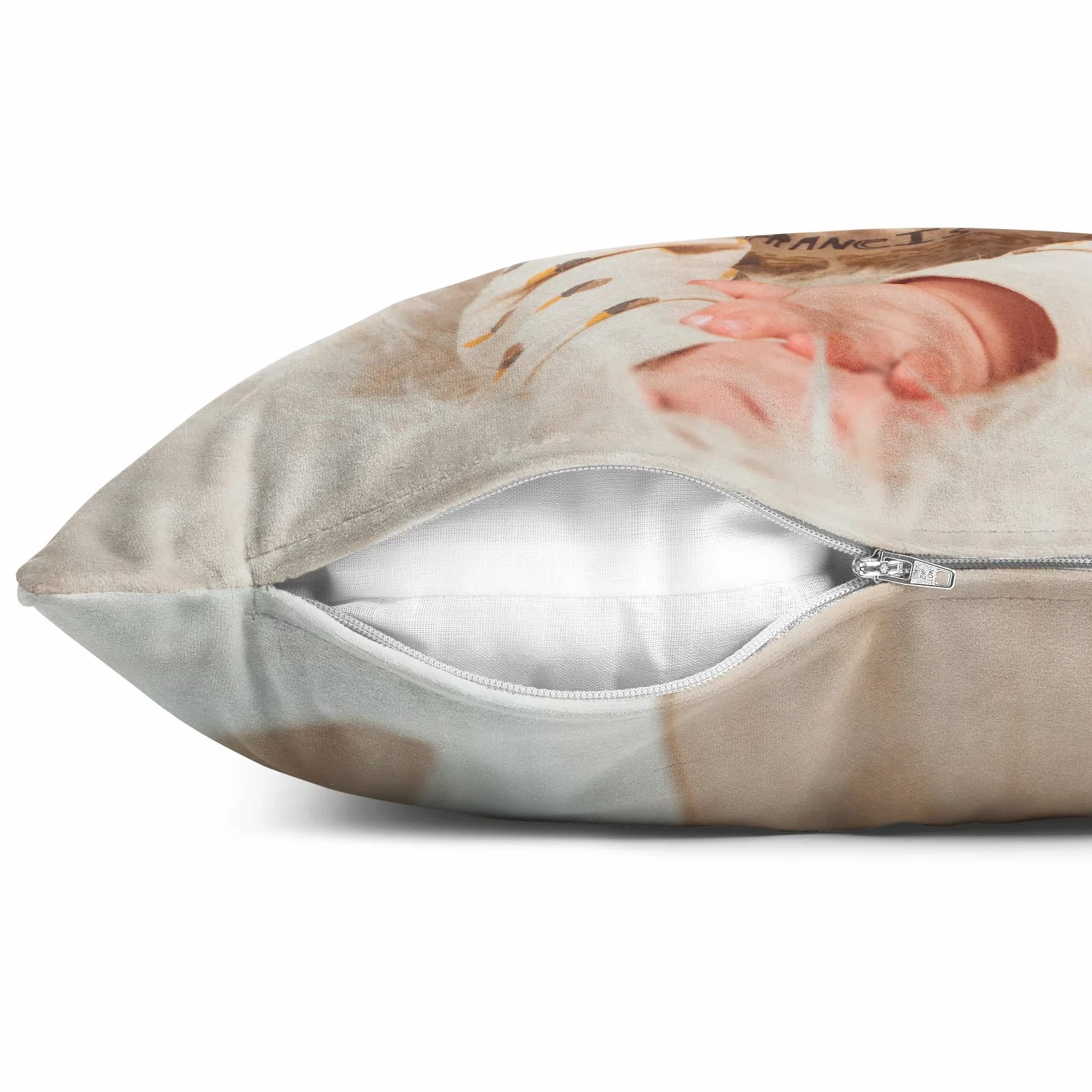 Cuscino Personalizzato con Foto 40x40, Stampa Fronte-Retro, Sfoderabile, Regalo Festa della Mamma