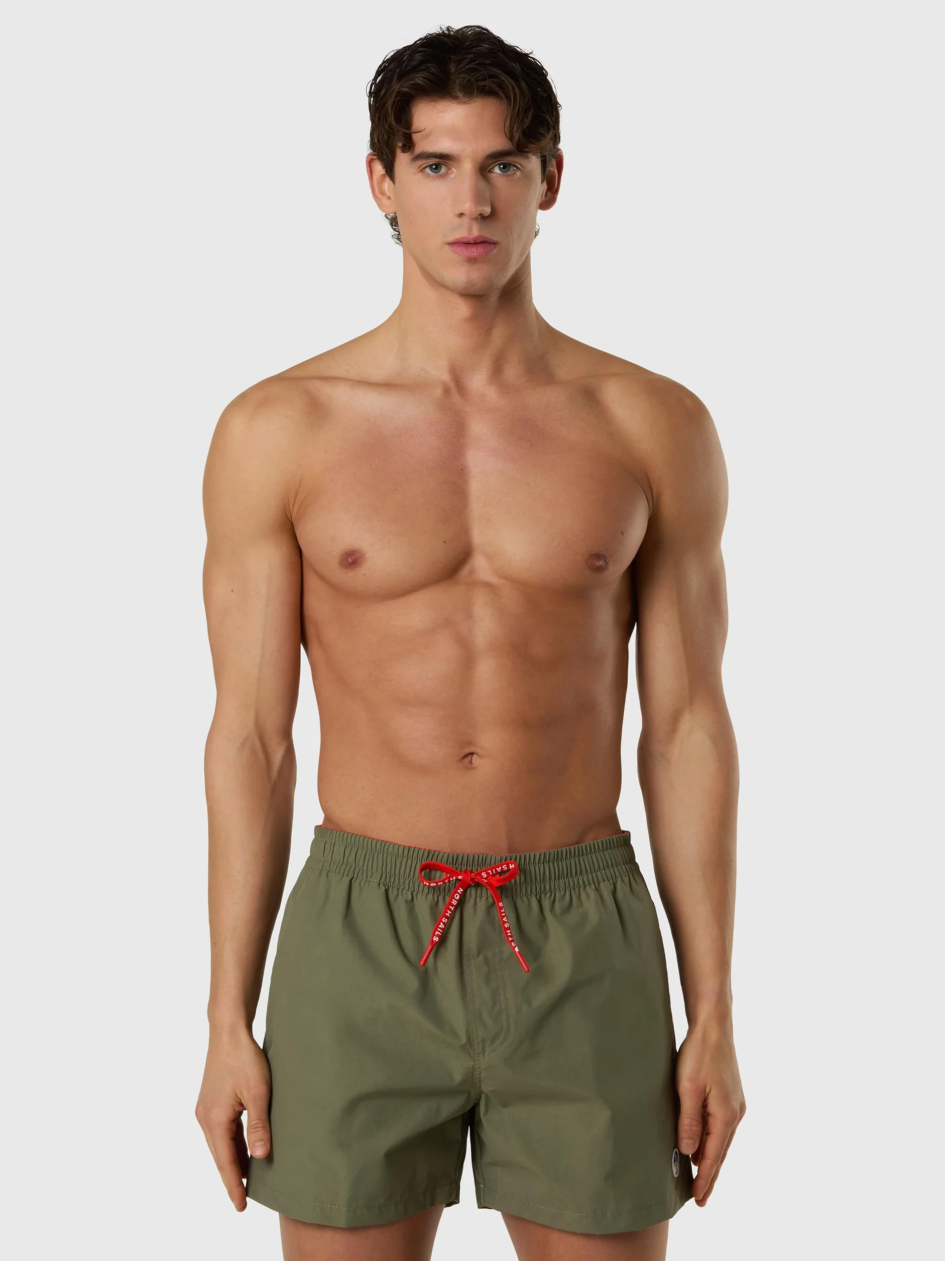 NORTH SAILS Boxer Mare Uomo in Cotone e Poliammide Riciclata Stile Volley