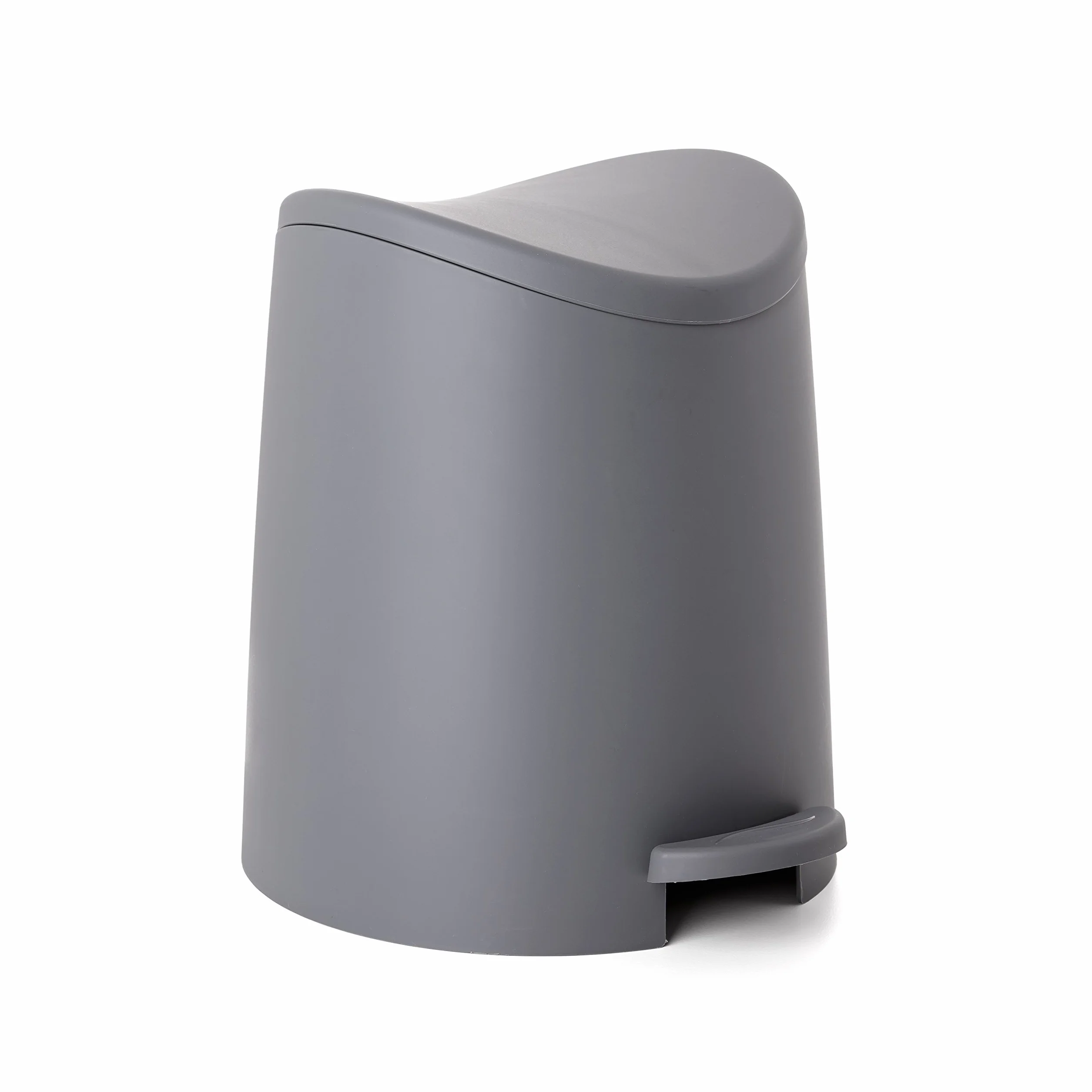 TATAY Cestino Bagno 3L a Pedale 19x21,8x22,1cm Grigio